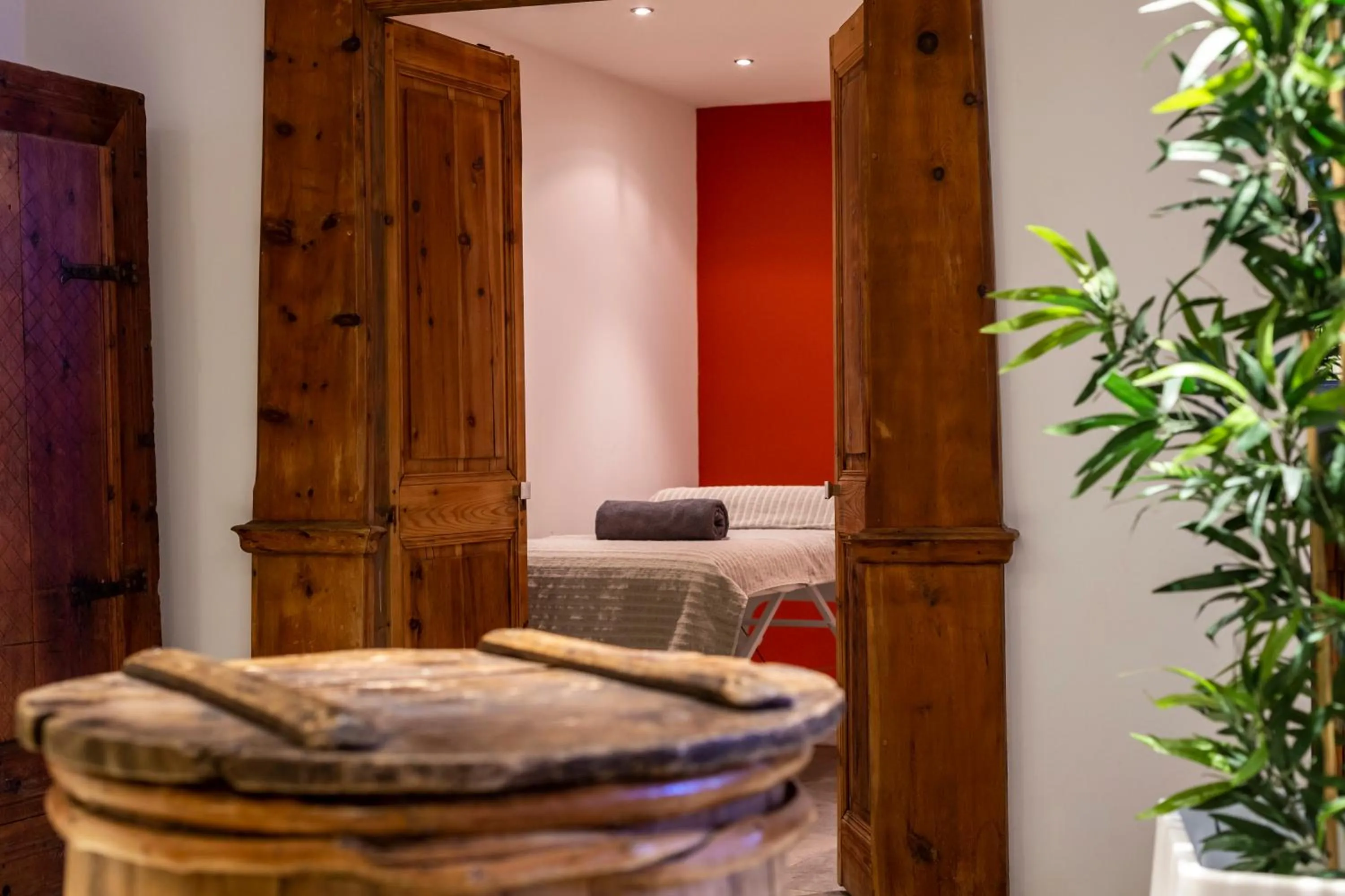 Spa and wellness centre/facilities, Bed in Chalet Hotel Du Fornet