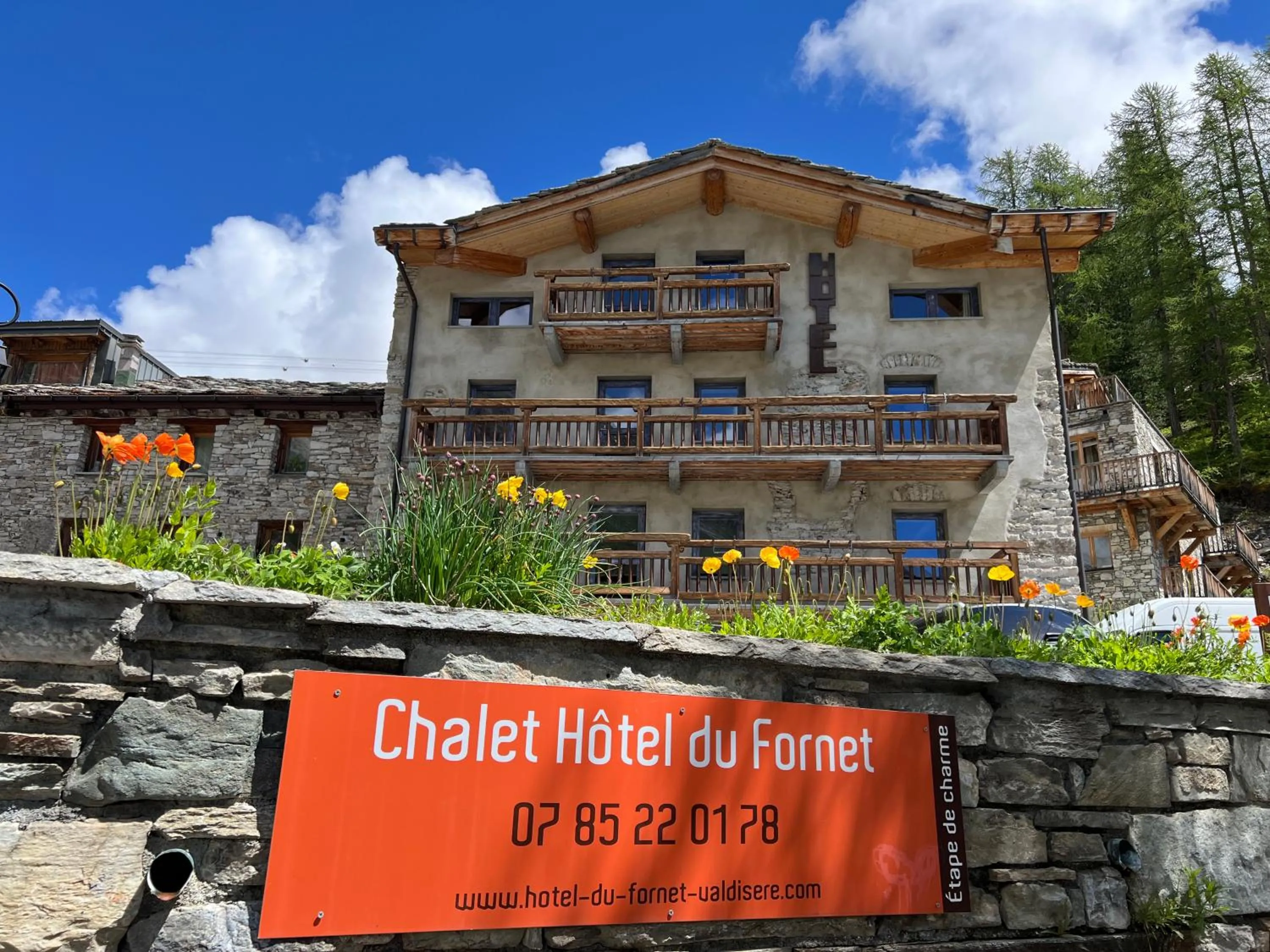 Property building in Chalet Hotel Du Fornet