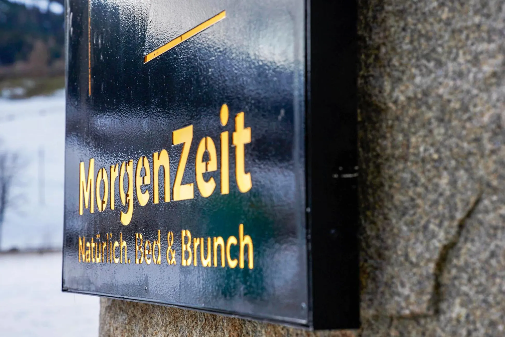 Property logo or sign in Wellness und Brunch Hotel MorgenZeit beheizter Naturteich Genuss Frühstück bis 13 Uhr Hochkönig Sommercard