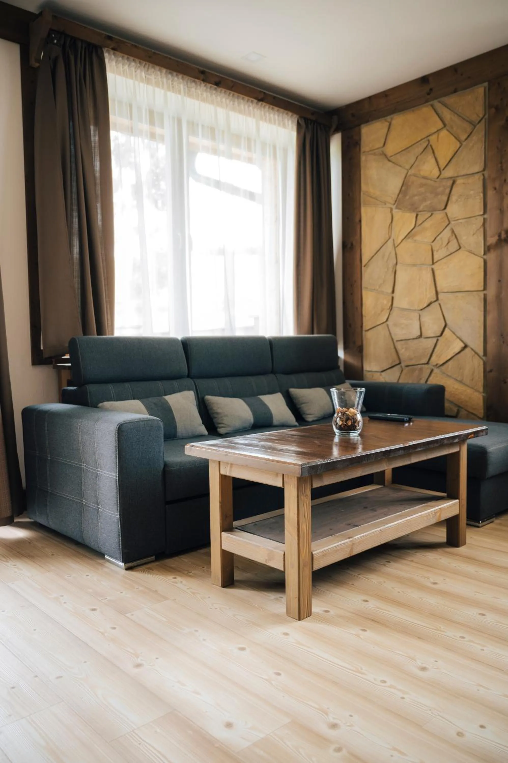 Seating area in Nestville Apartments