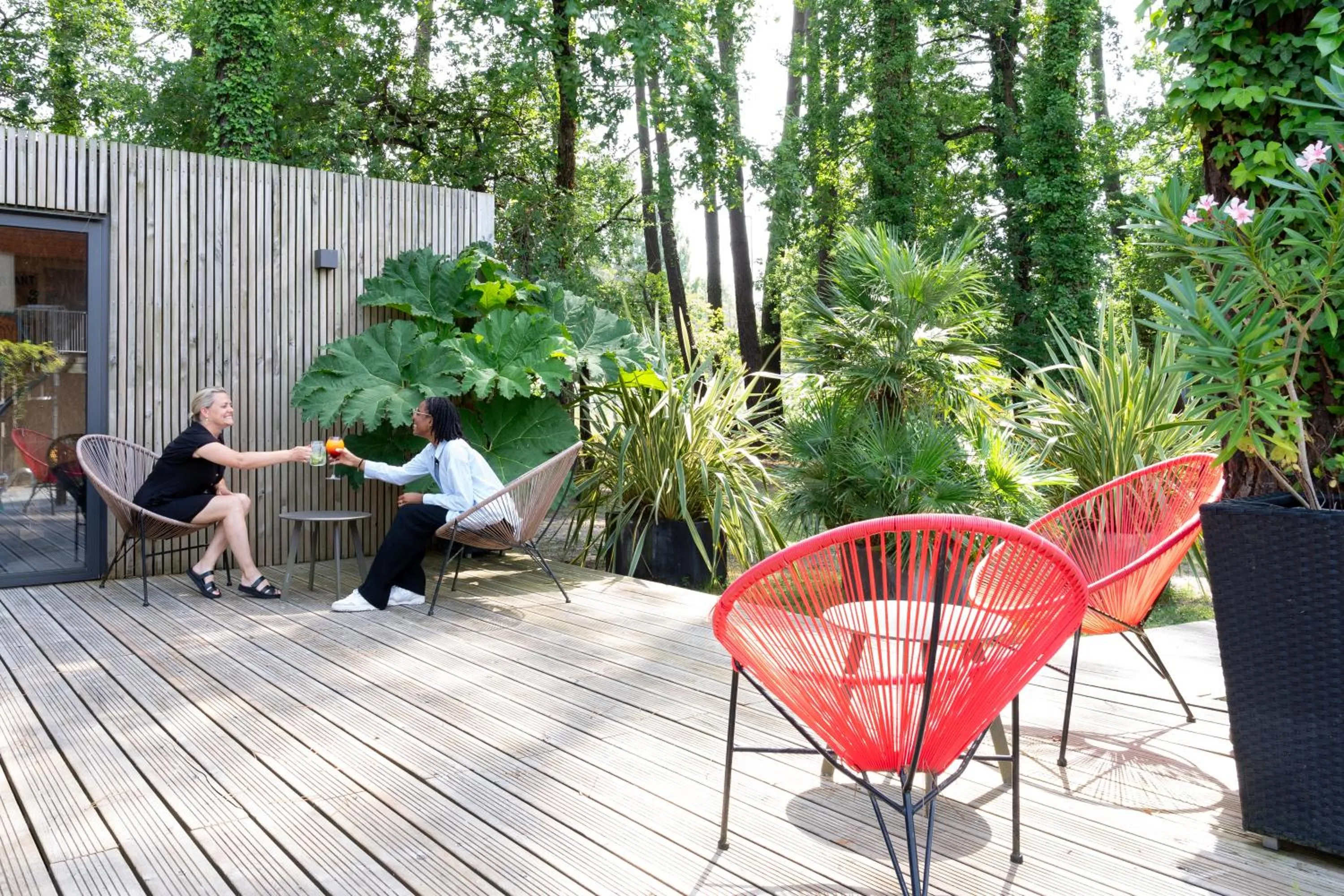 Patio in ibis Arcachon la Teste de Buch