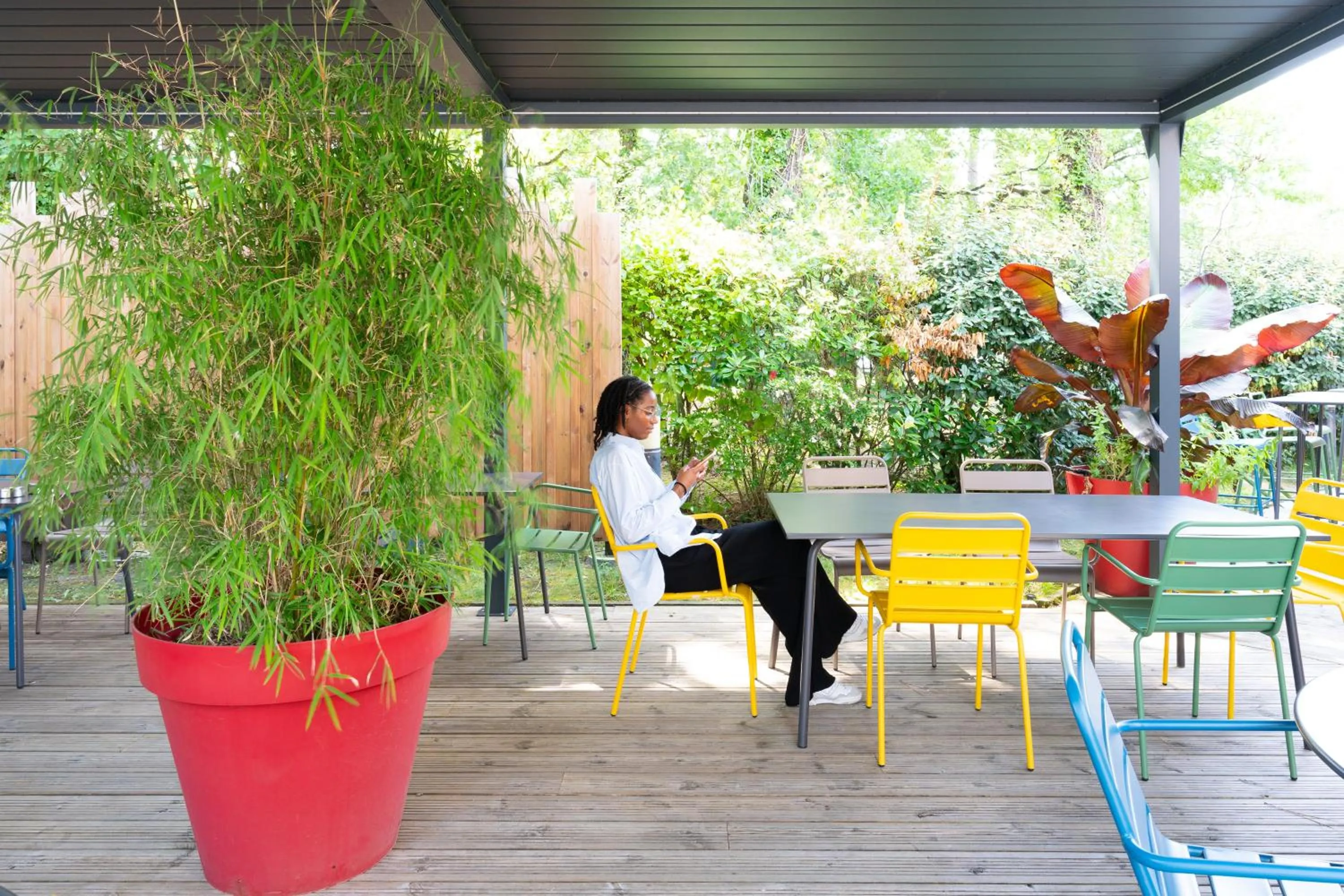 Patio in ibis Arcachon la Teste de Buch