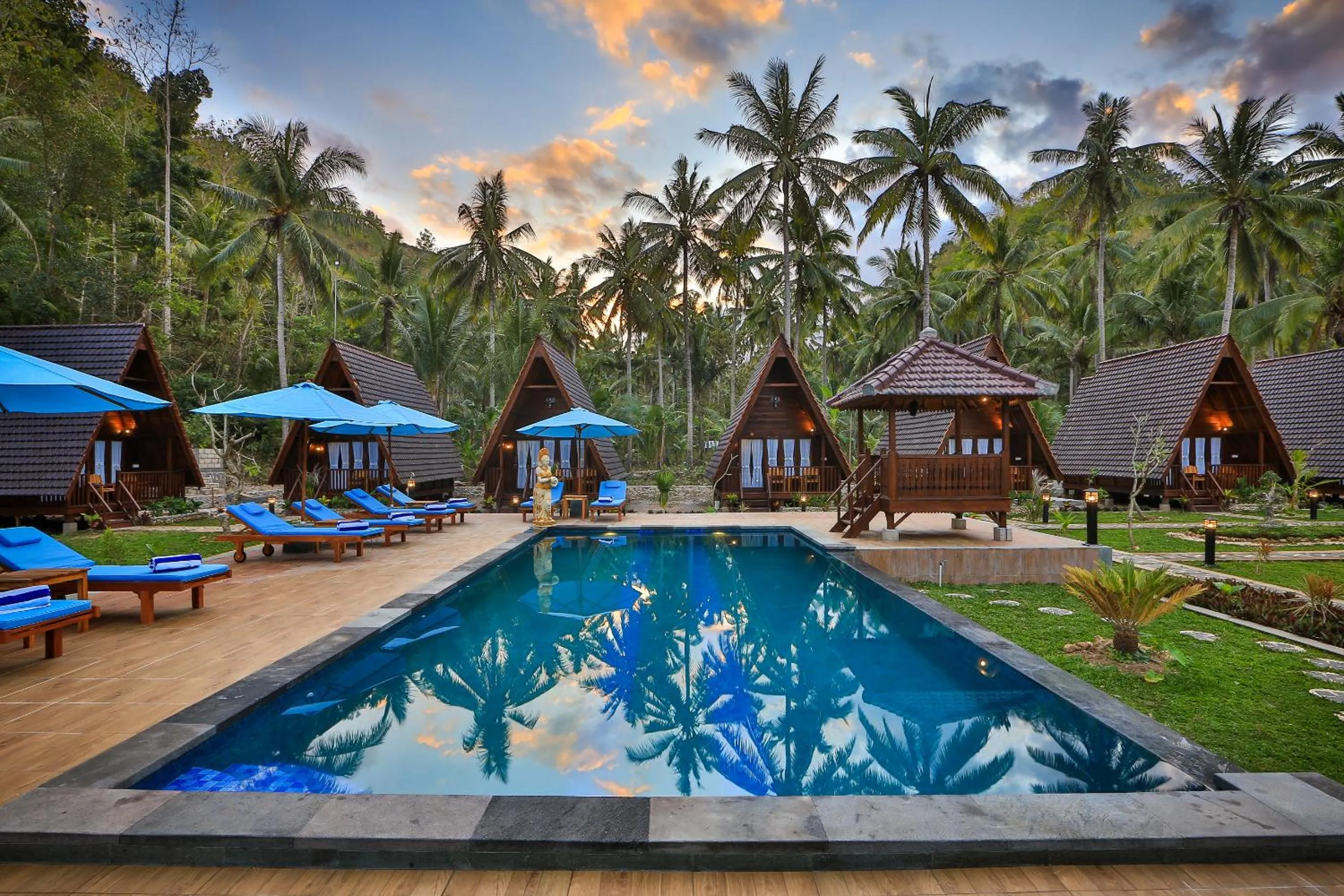 Garden view in Mahaloka Valley Nusa Penida
