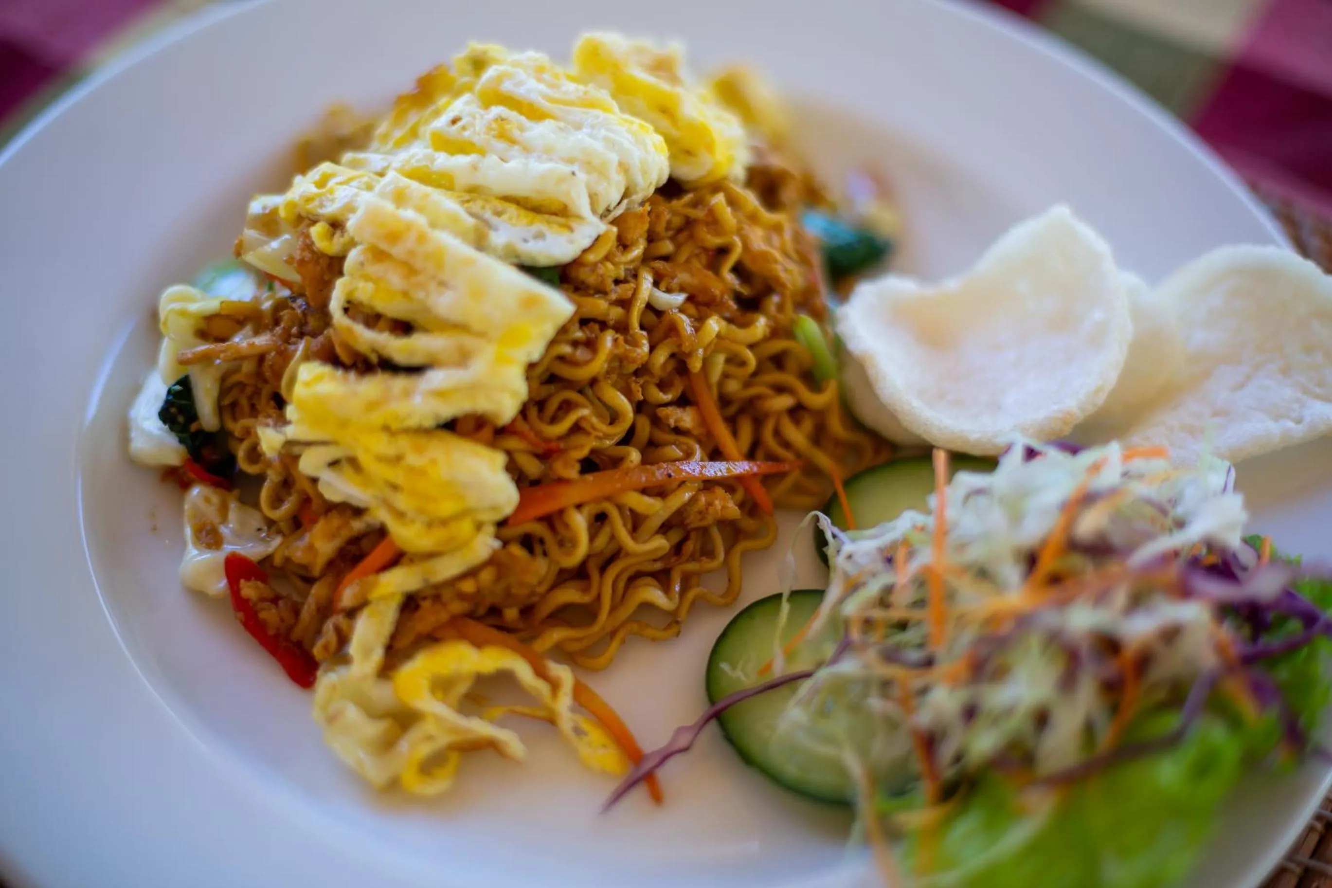 Food in Mahaloka Valley Nusa Penida
