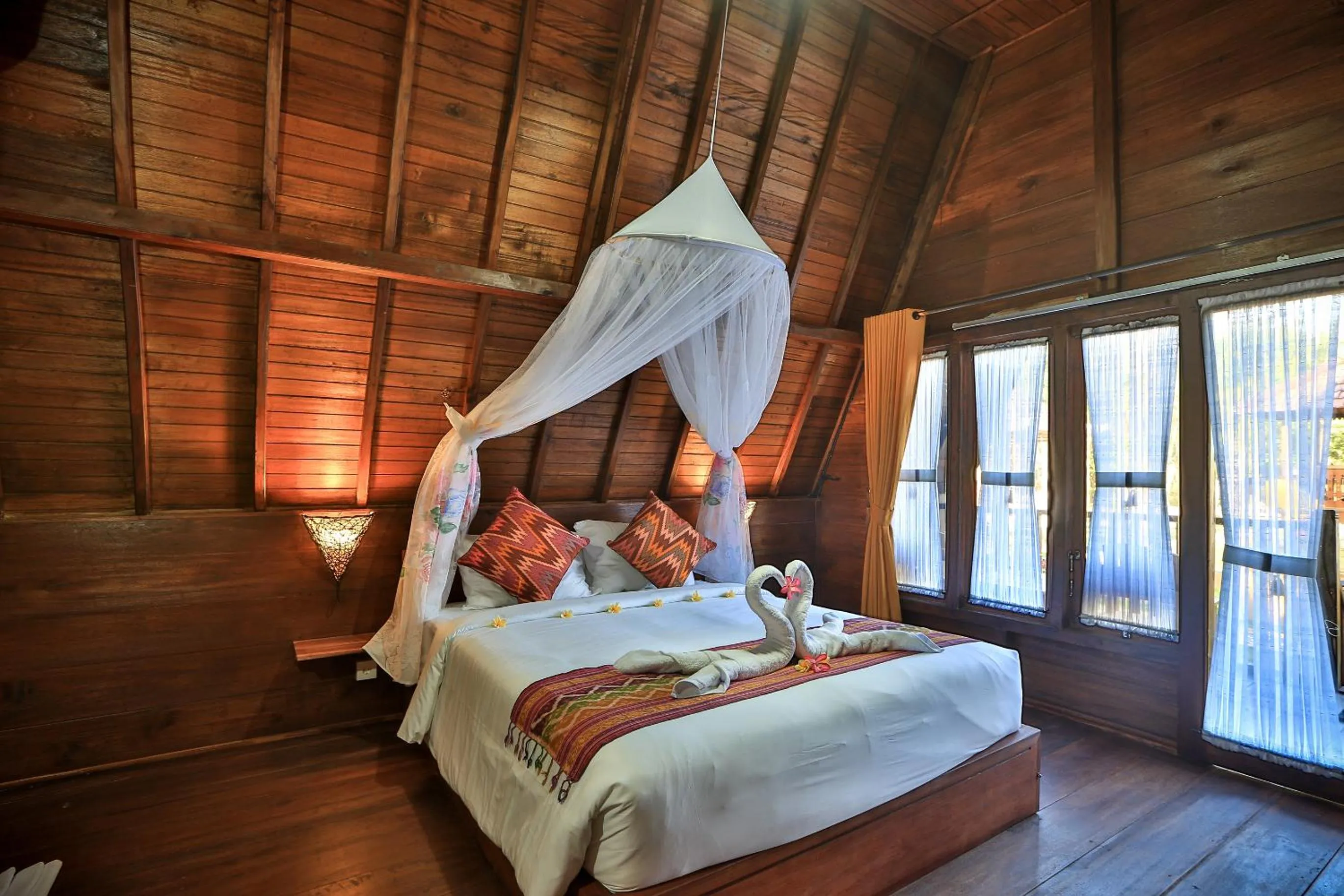 Bed in Mahaloka Valley Nusa Penida