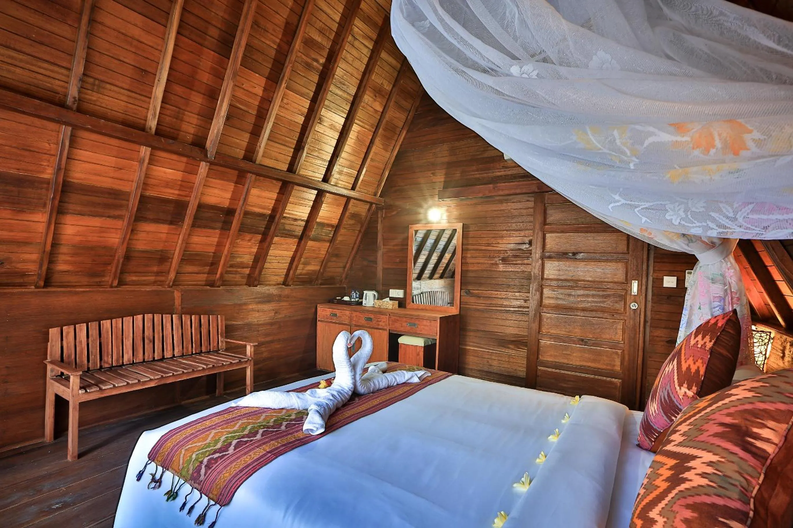 Bed in Mahaloka Valley Nusa Penida