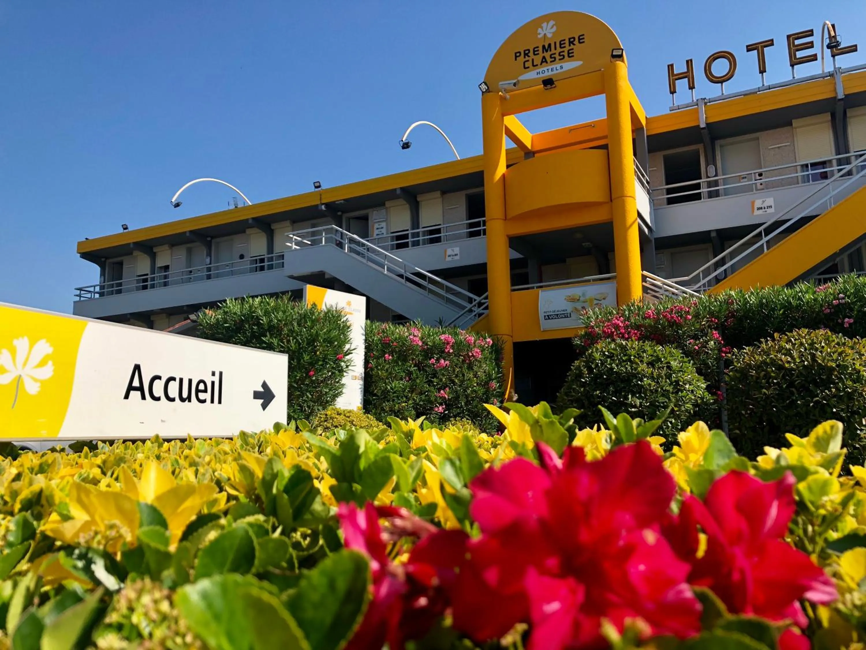 Property logo or sign in Premiere Classe Perpignan Sud