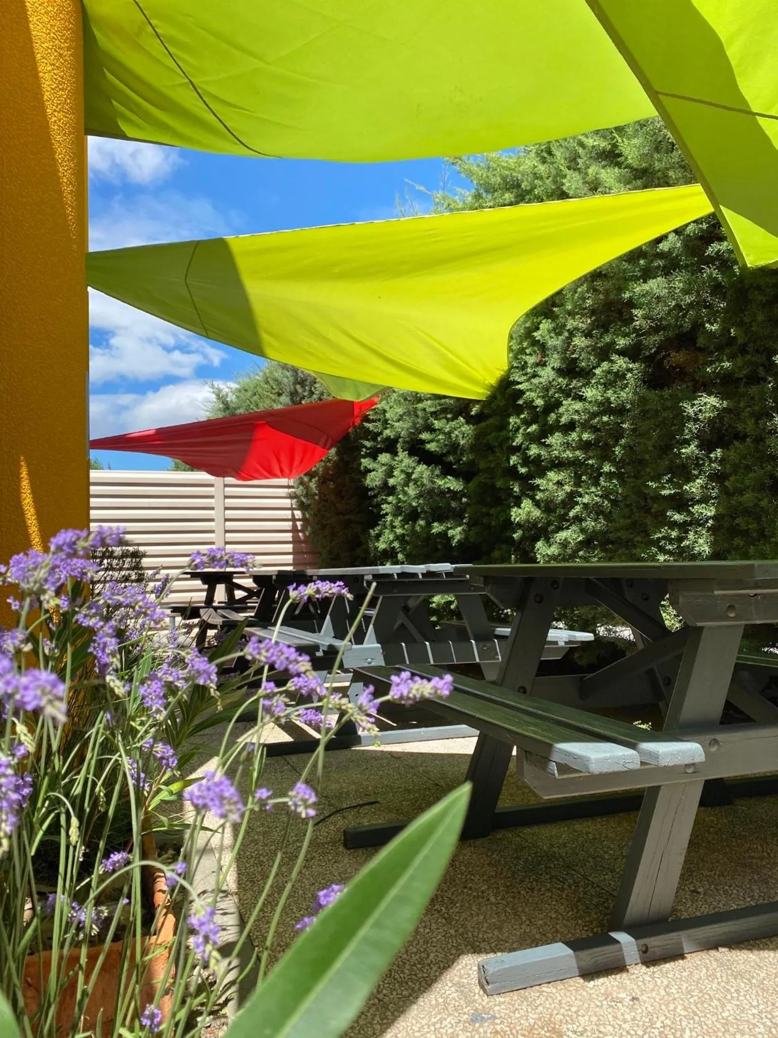 Balcony/Terrace in Premiere Classe Perpignan Sud