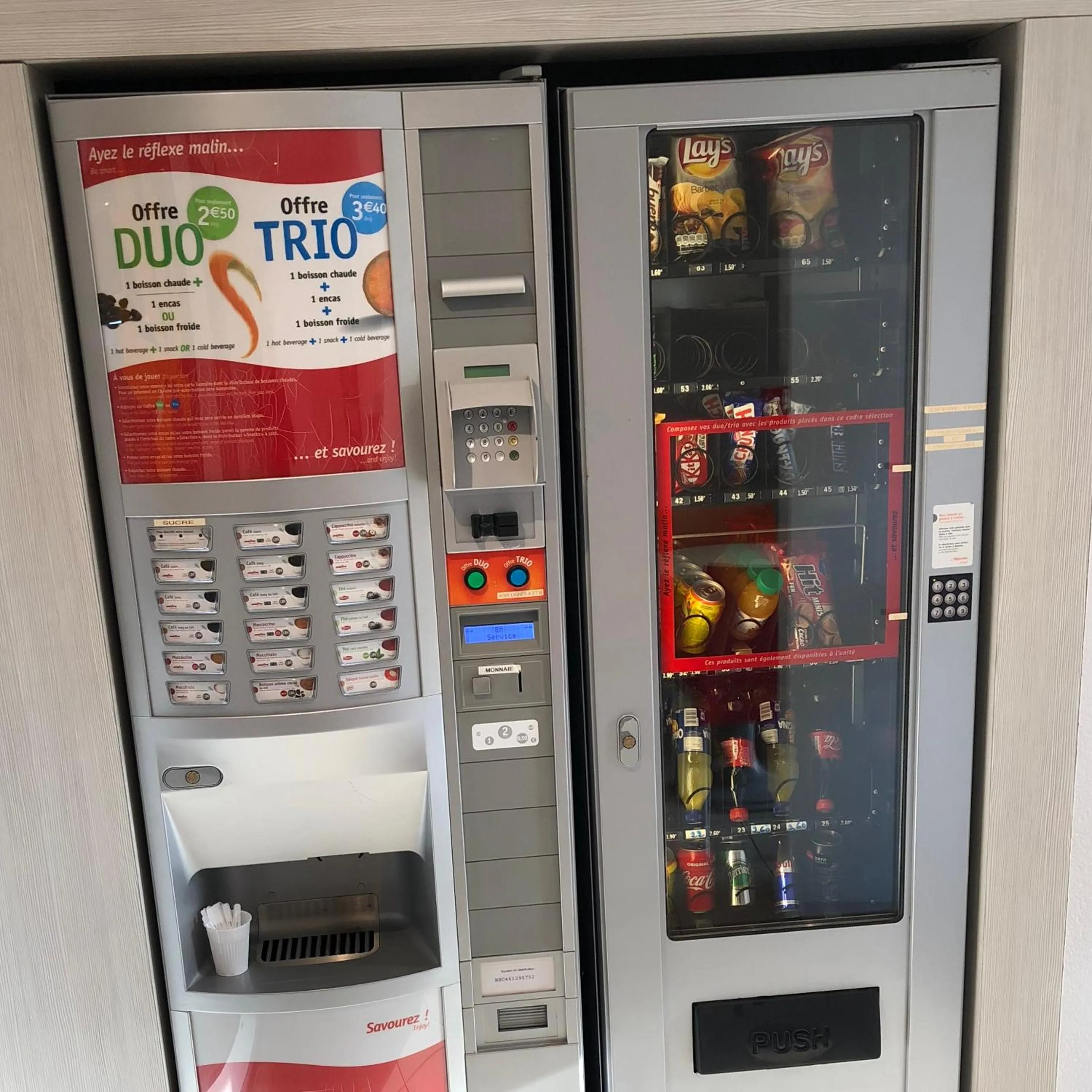 vending machine in Premiere Classe Perpignan Sud