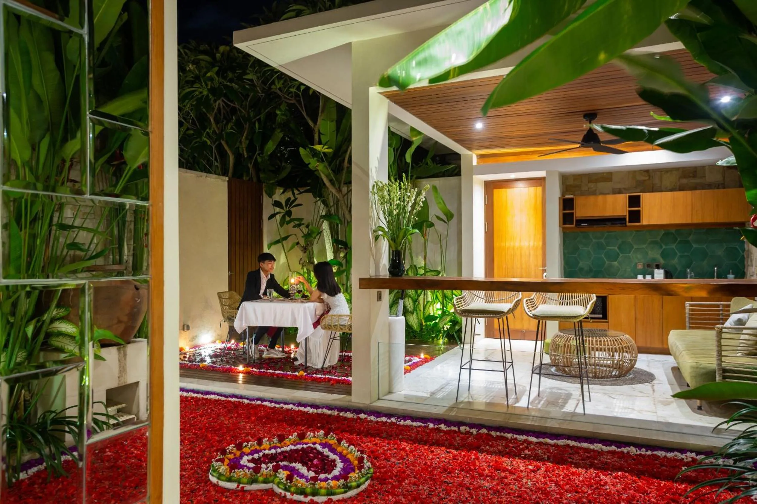 Dinner in Bali Vilaasee