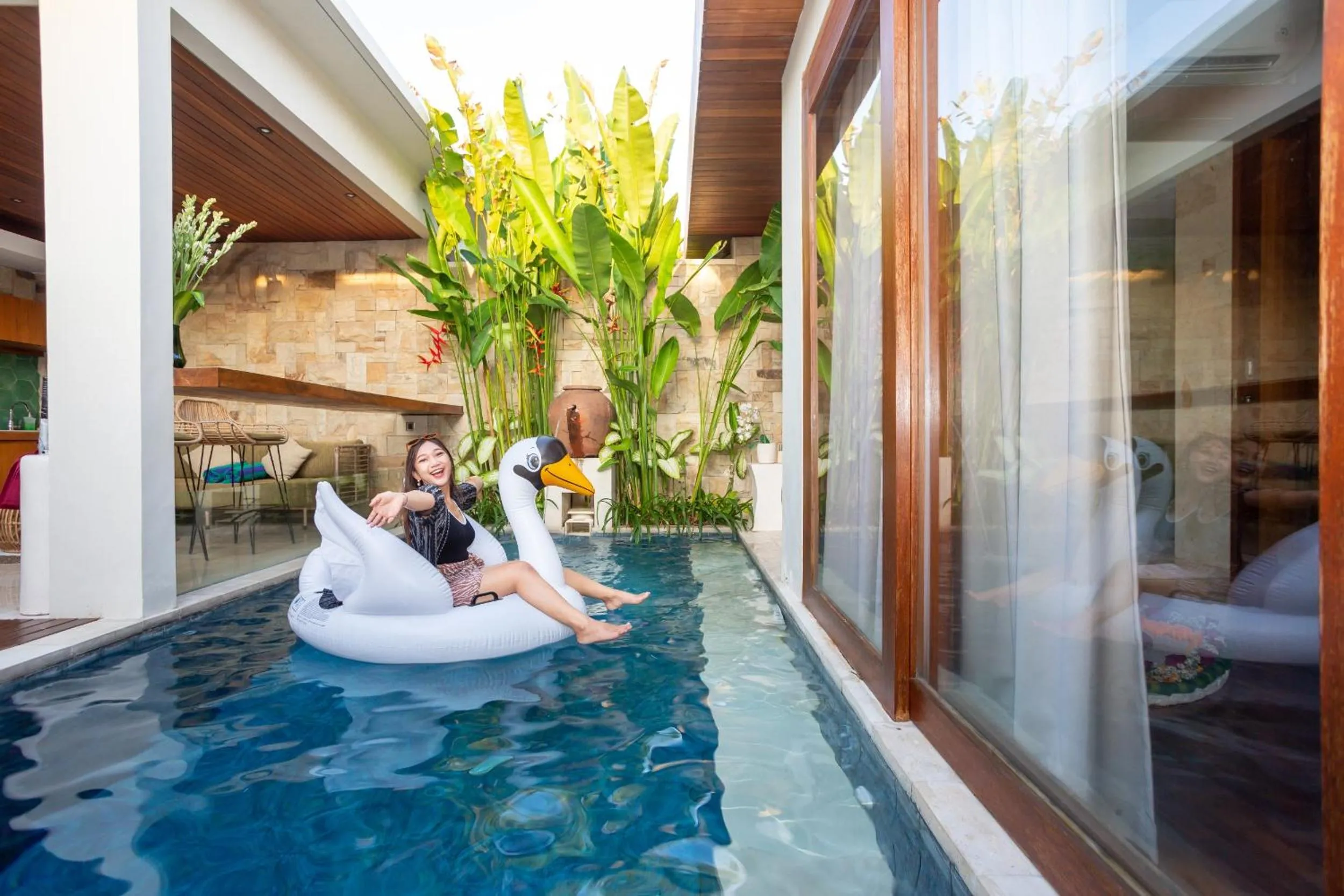 Swimming pool in Bali Vilaasee