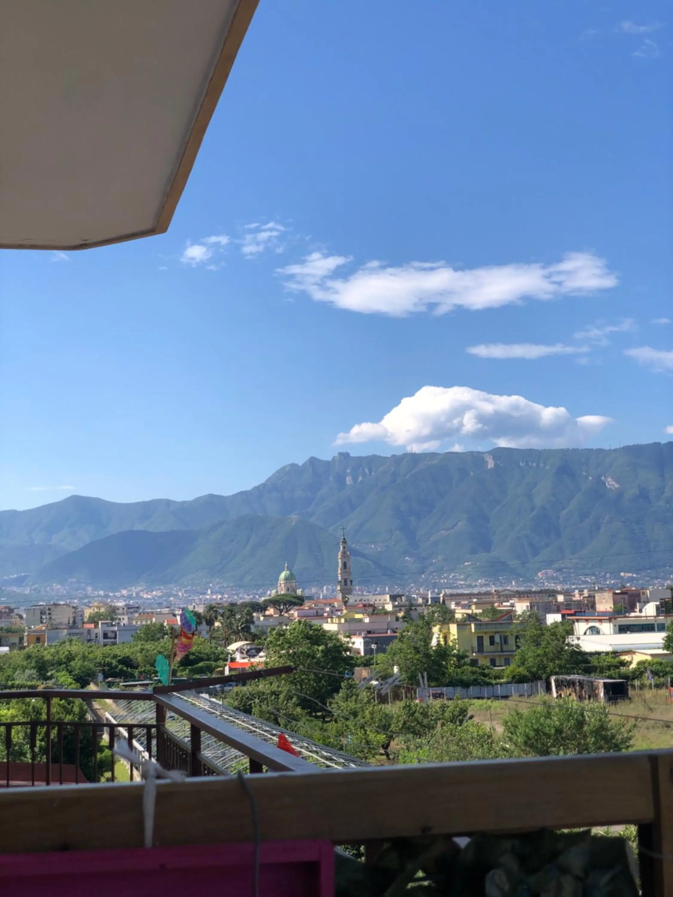 City view in B&b Pompei Window