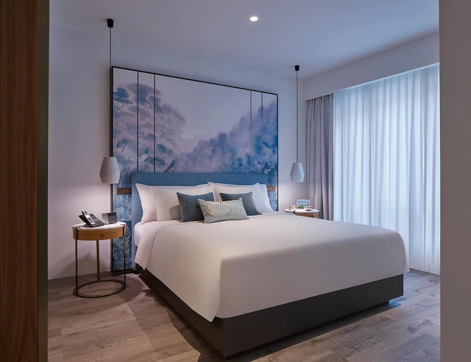 Bedroom, Bed in Lanson Place Winsland, Singapore