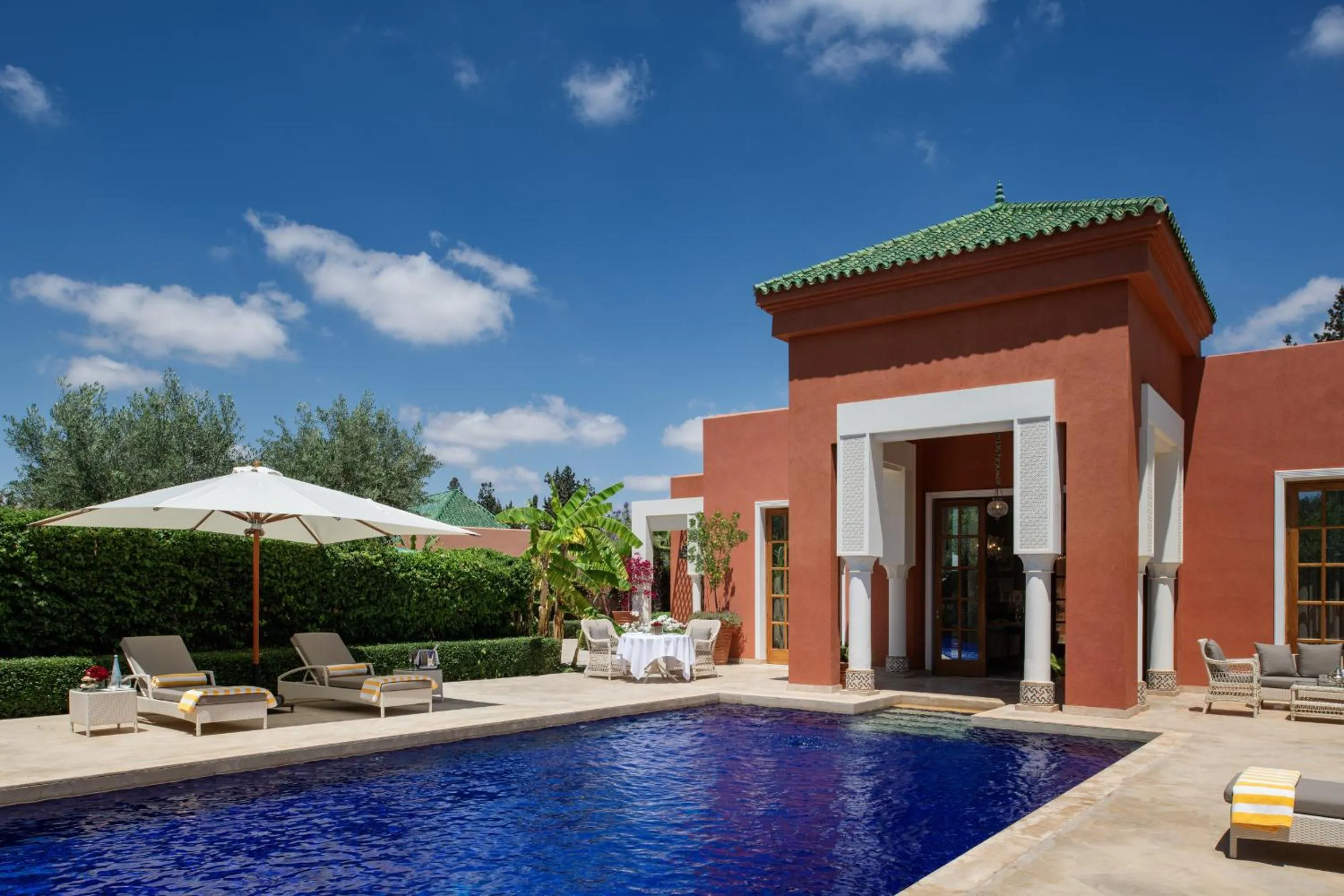 Swimming pool in The Oberoi Marrakech