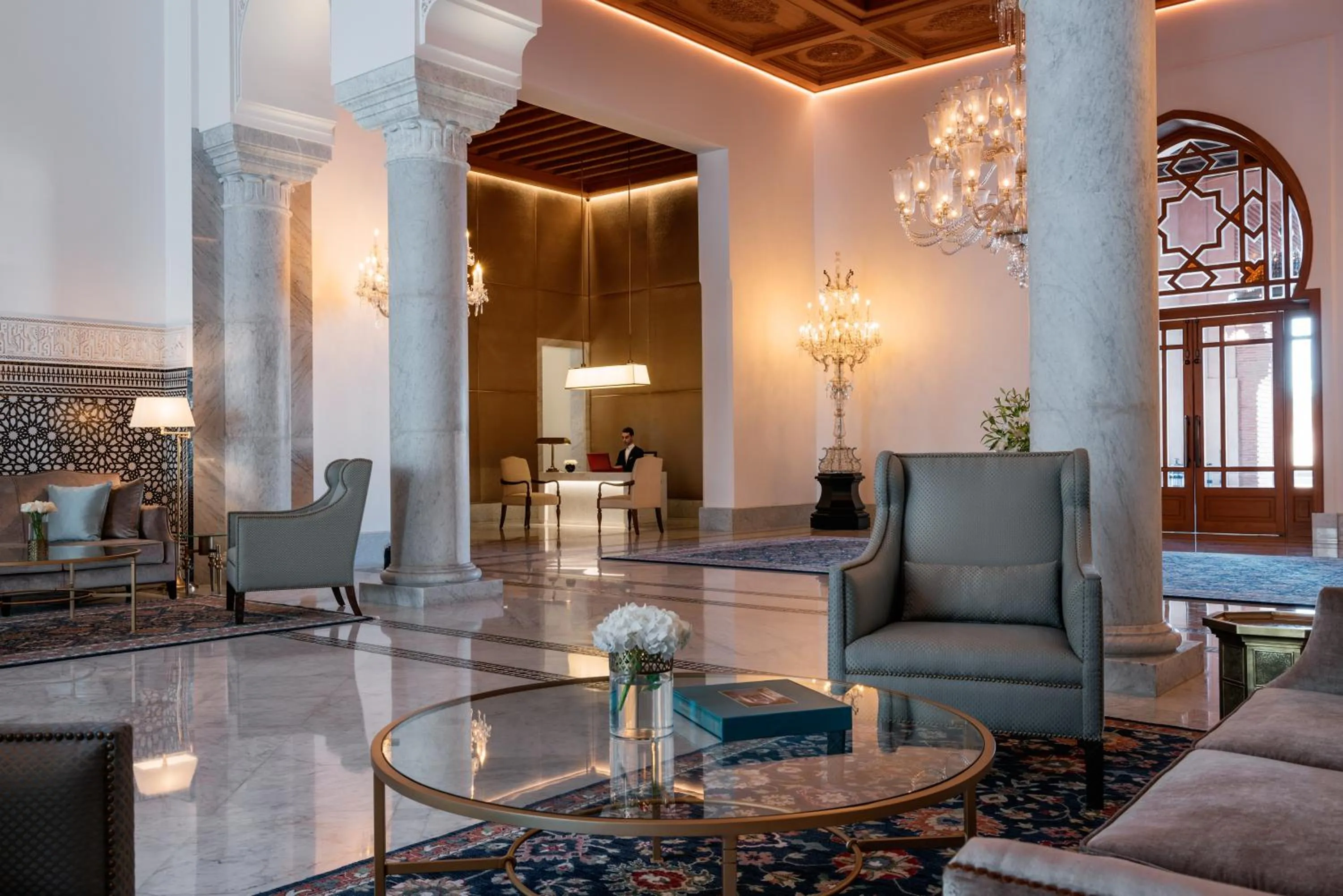 Lobby or reception in The Oberoi Marrakech