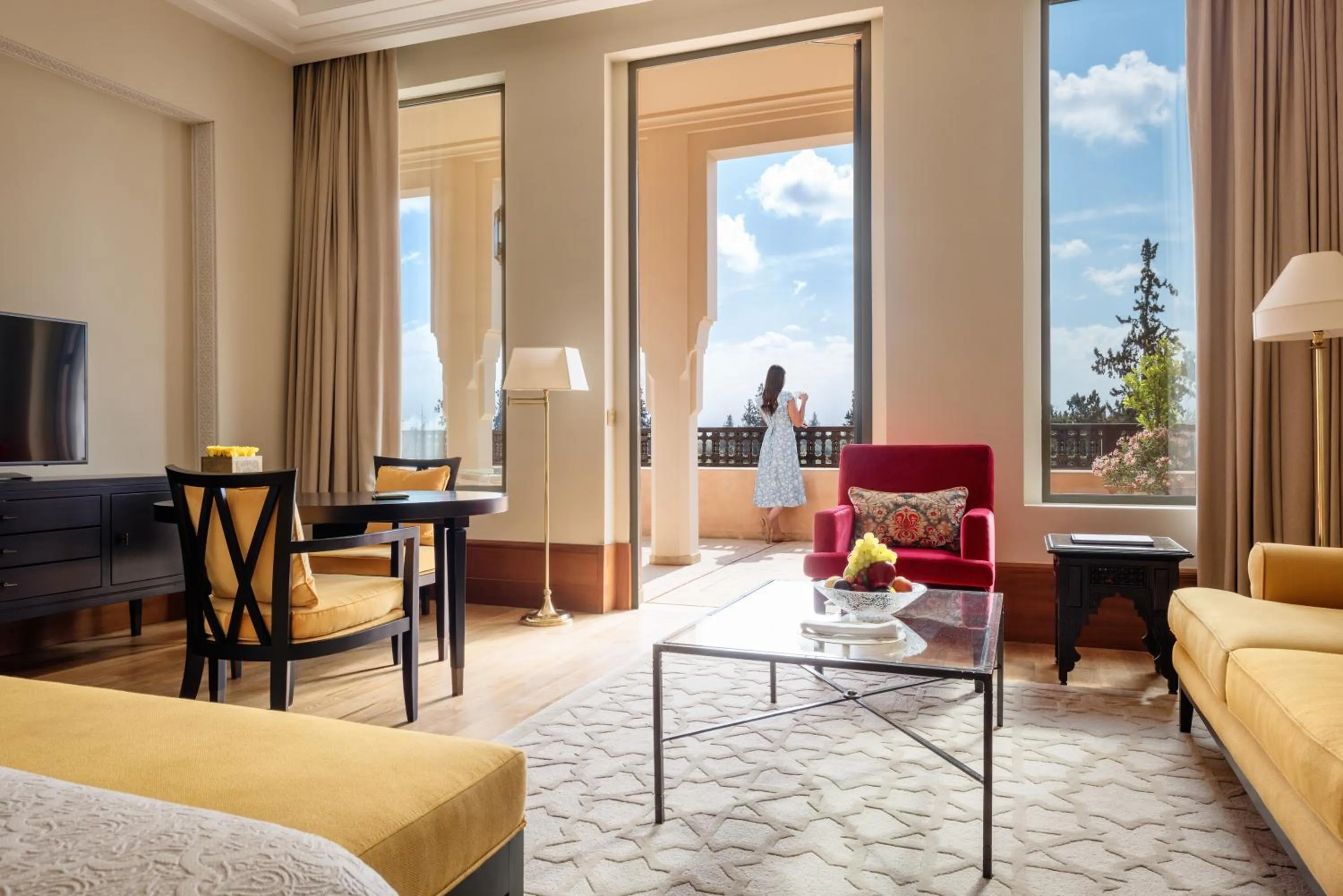 Garden view in The Oberoi Marrakech