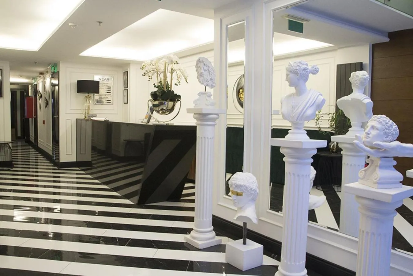 Lobby or reception in The 22 Hotel