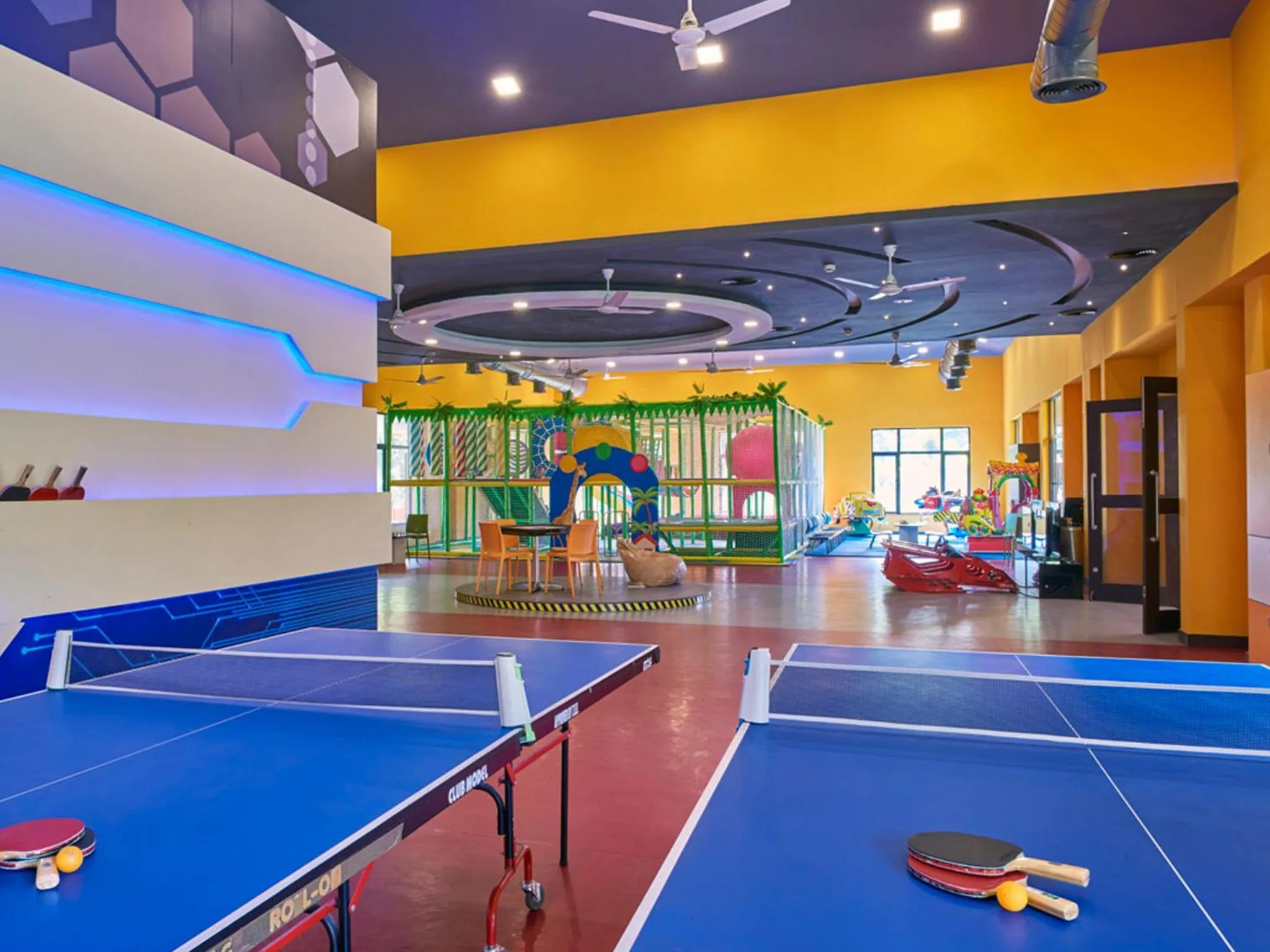 Table tennis in Club Mahindra Virajpet, Coorg