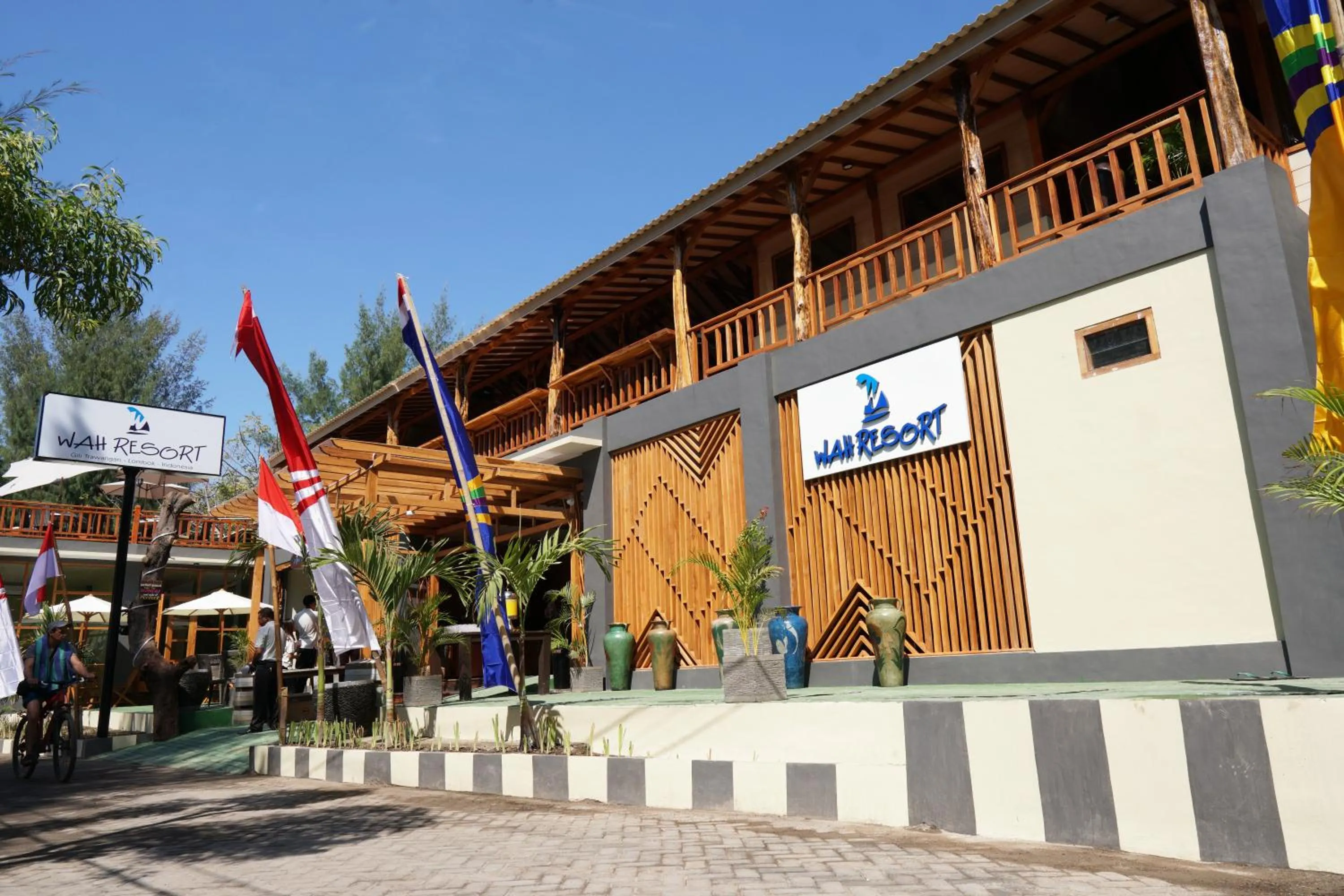 Property building in Wah Resort Gili Trawangan
