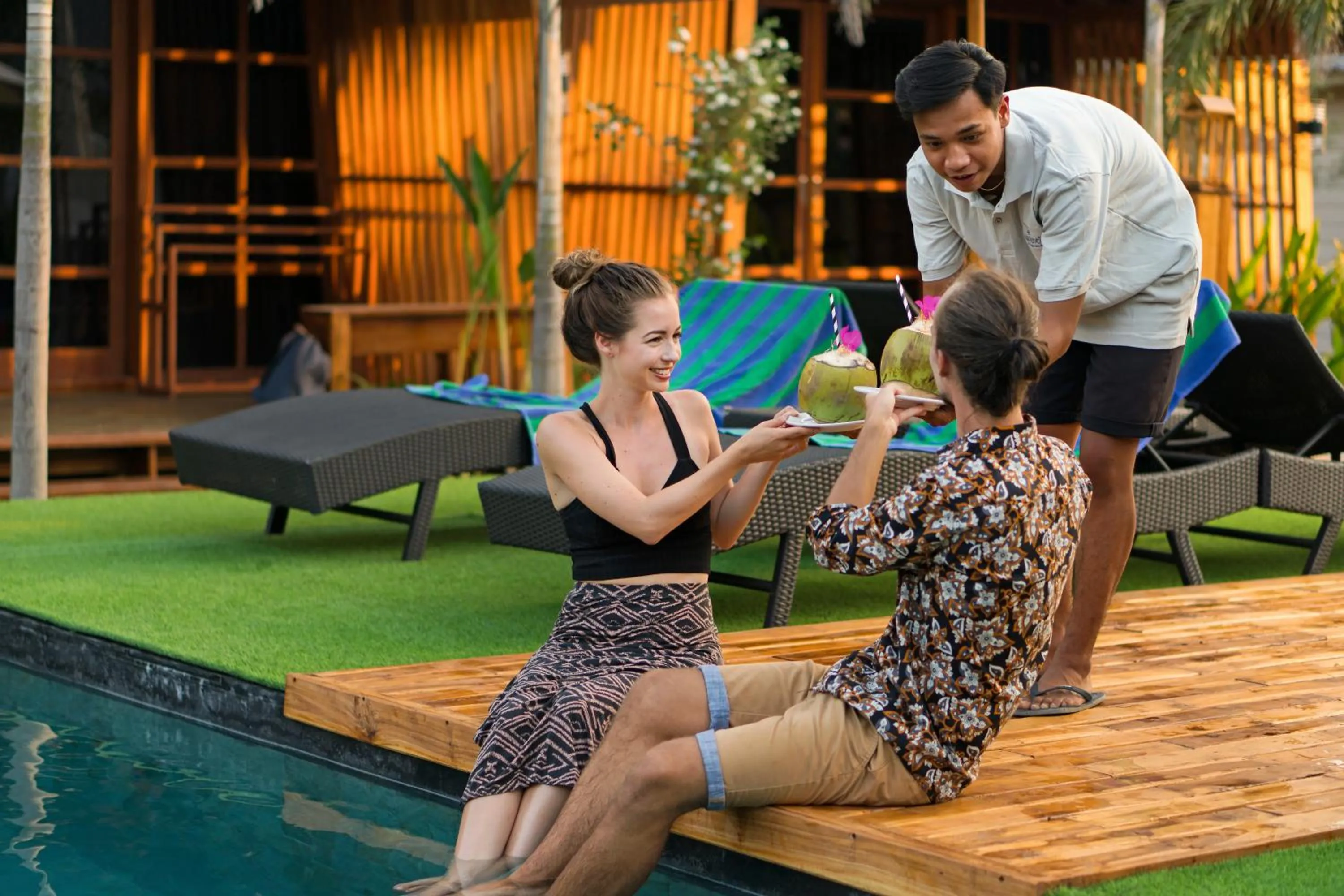 People in Wah Resort Gili Trawangan