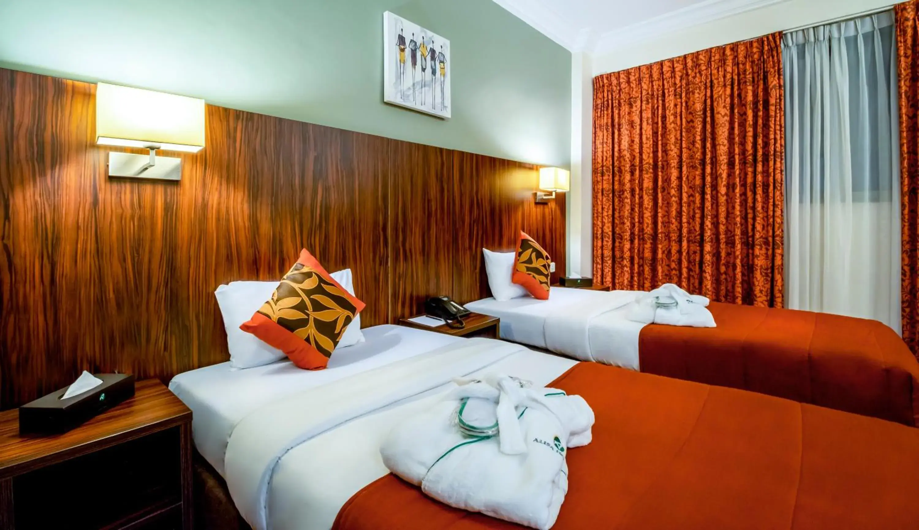 Deluxe Twin Room in Alisa Hotel North Ridge Deluxe Twin Room in Alisa Hotel North Ridge