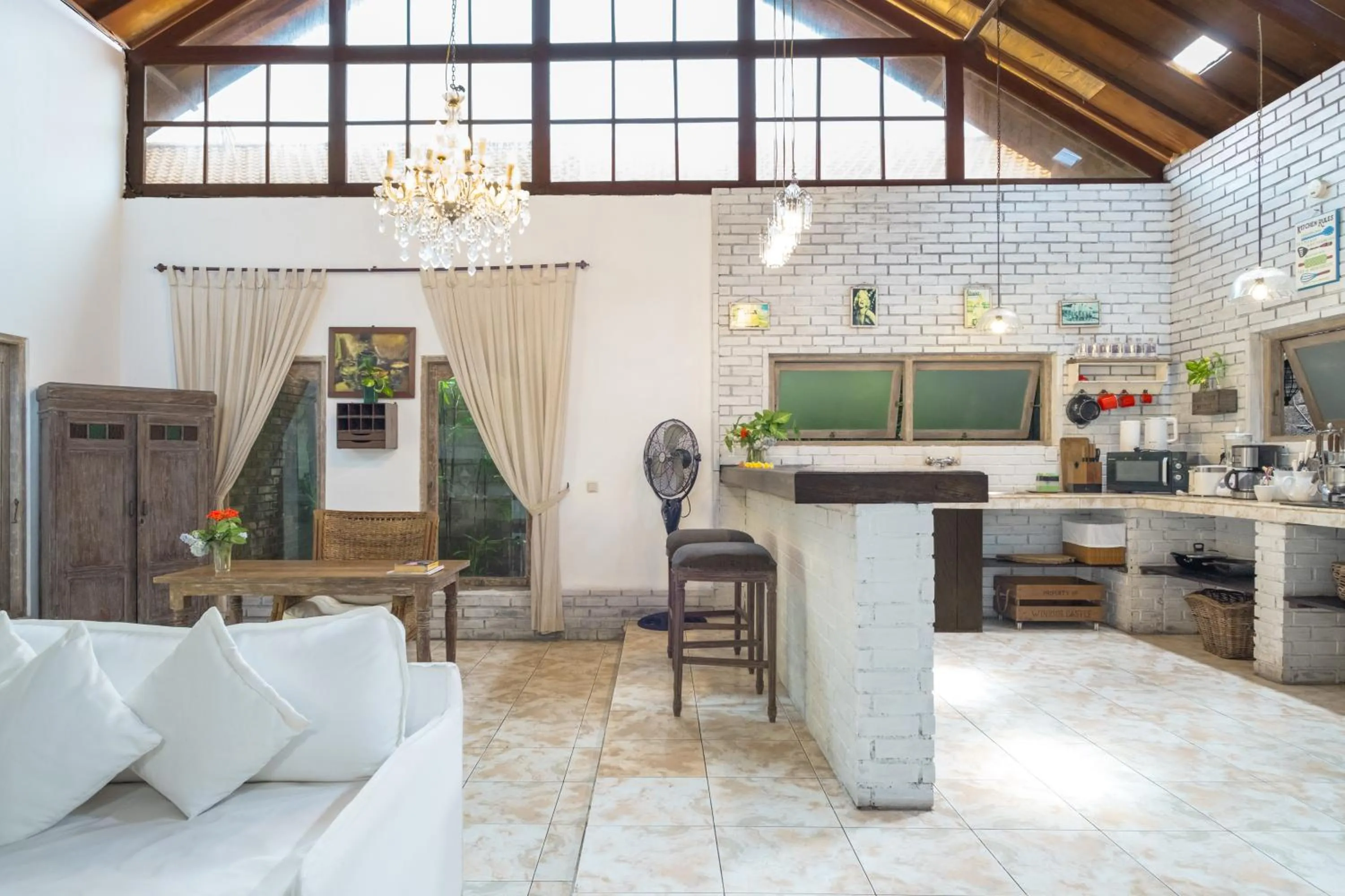 Living room in Ocean Luxury Villas - Private Pool Seminayk