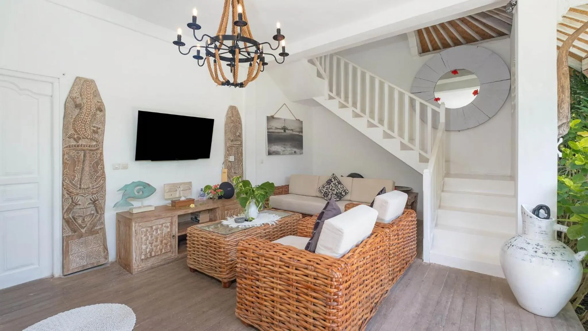 Living room in Ocean Luxury Villas - Private Pool Seminayk