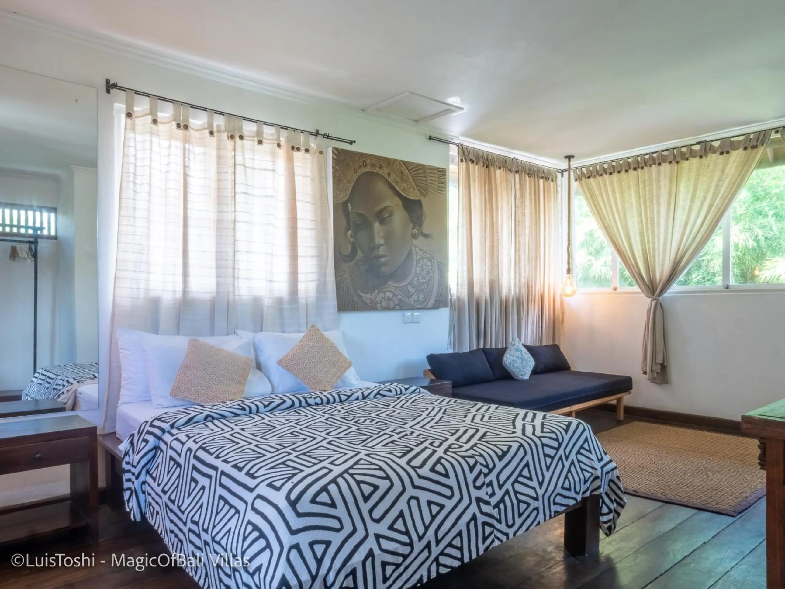 Bed in Ocean Luxury Villas - Private Pool Seminayk