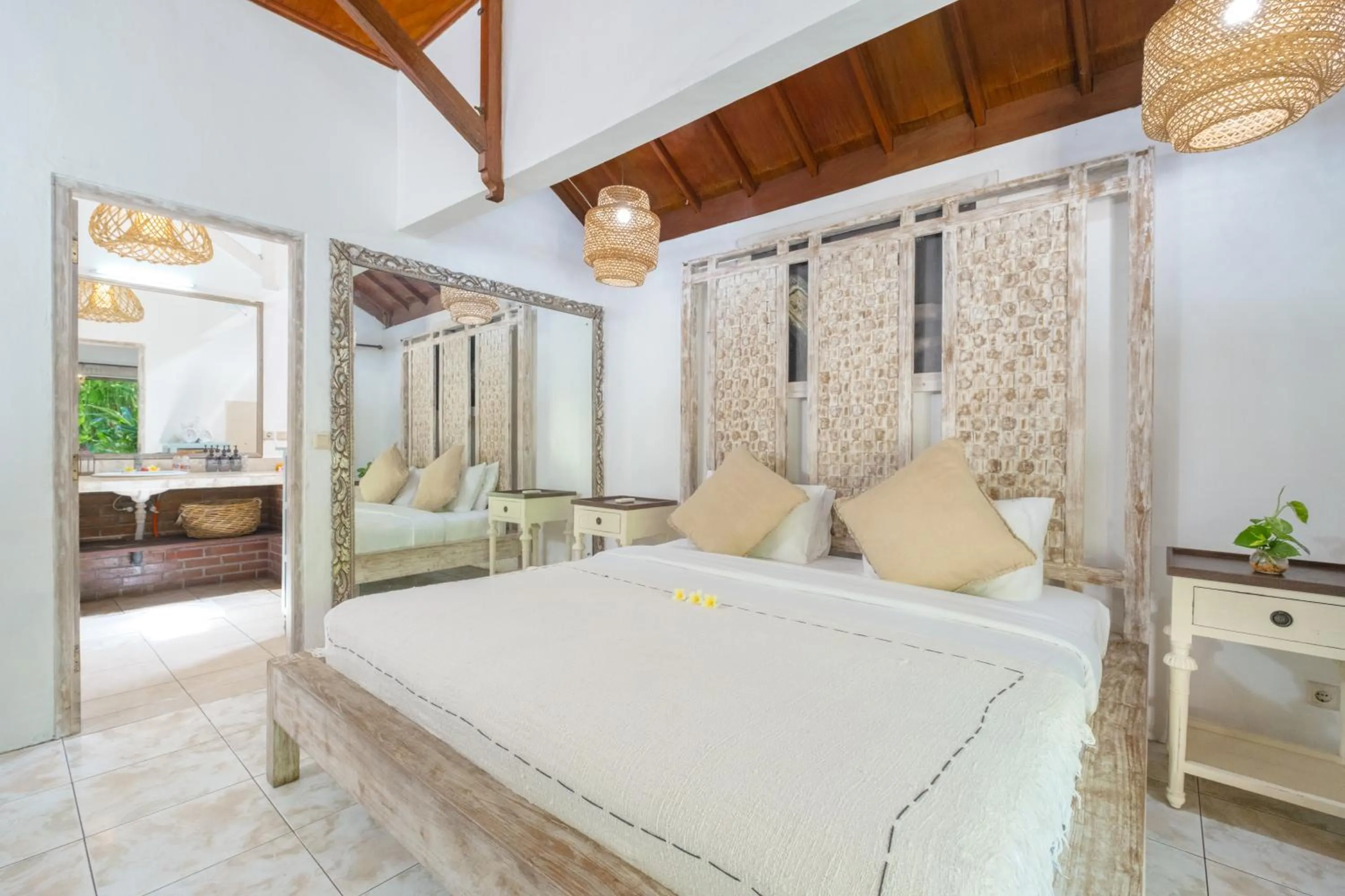 Bed in Ocean Luxury Villas - Private Pool Seminayk