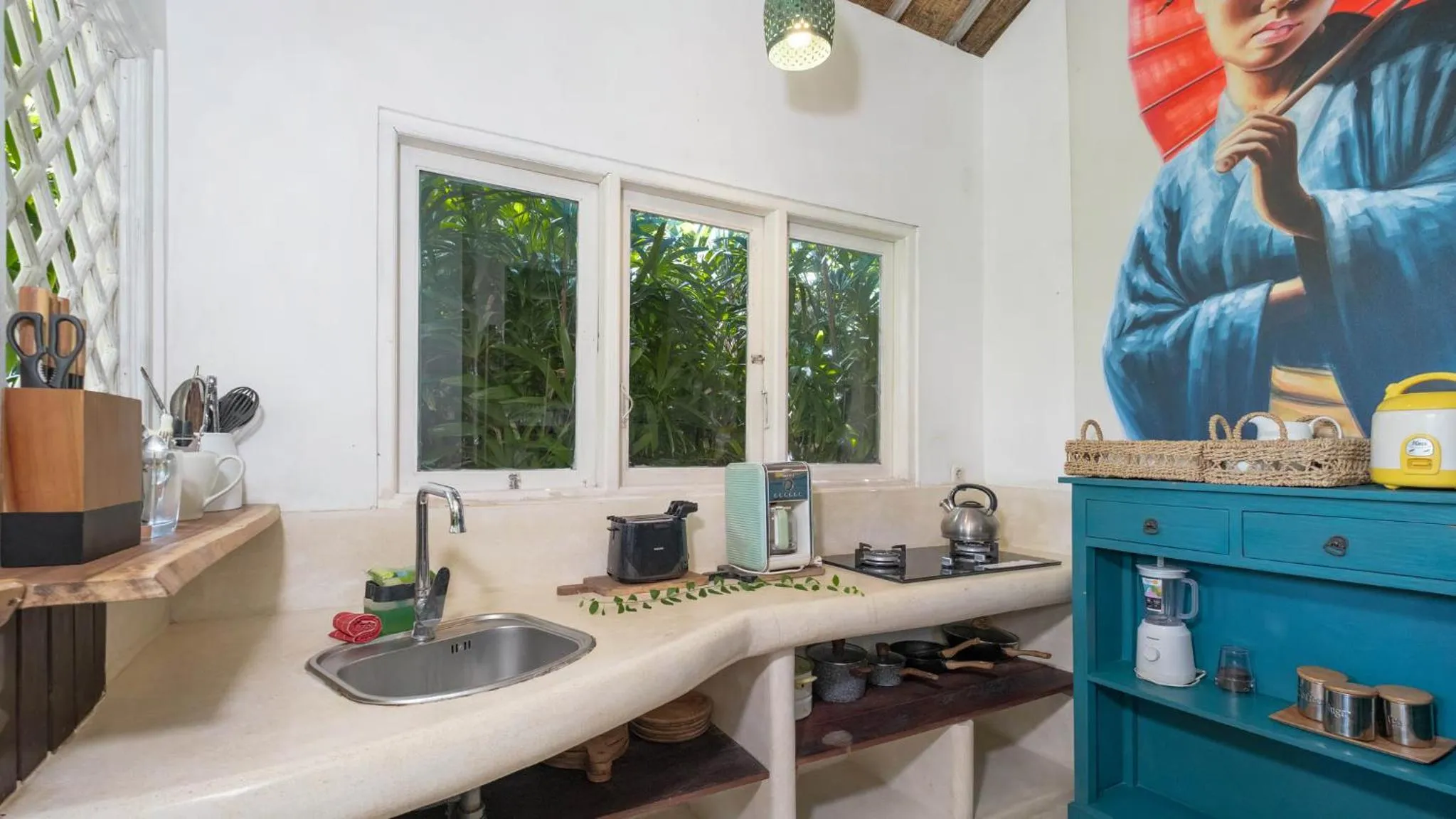 kitchen in Ocean Luxury Villas - Private Pool Seminayk