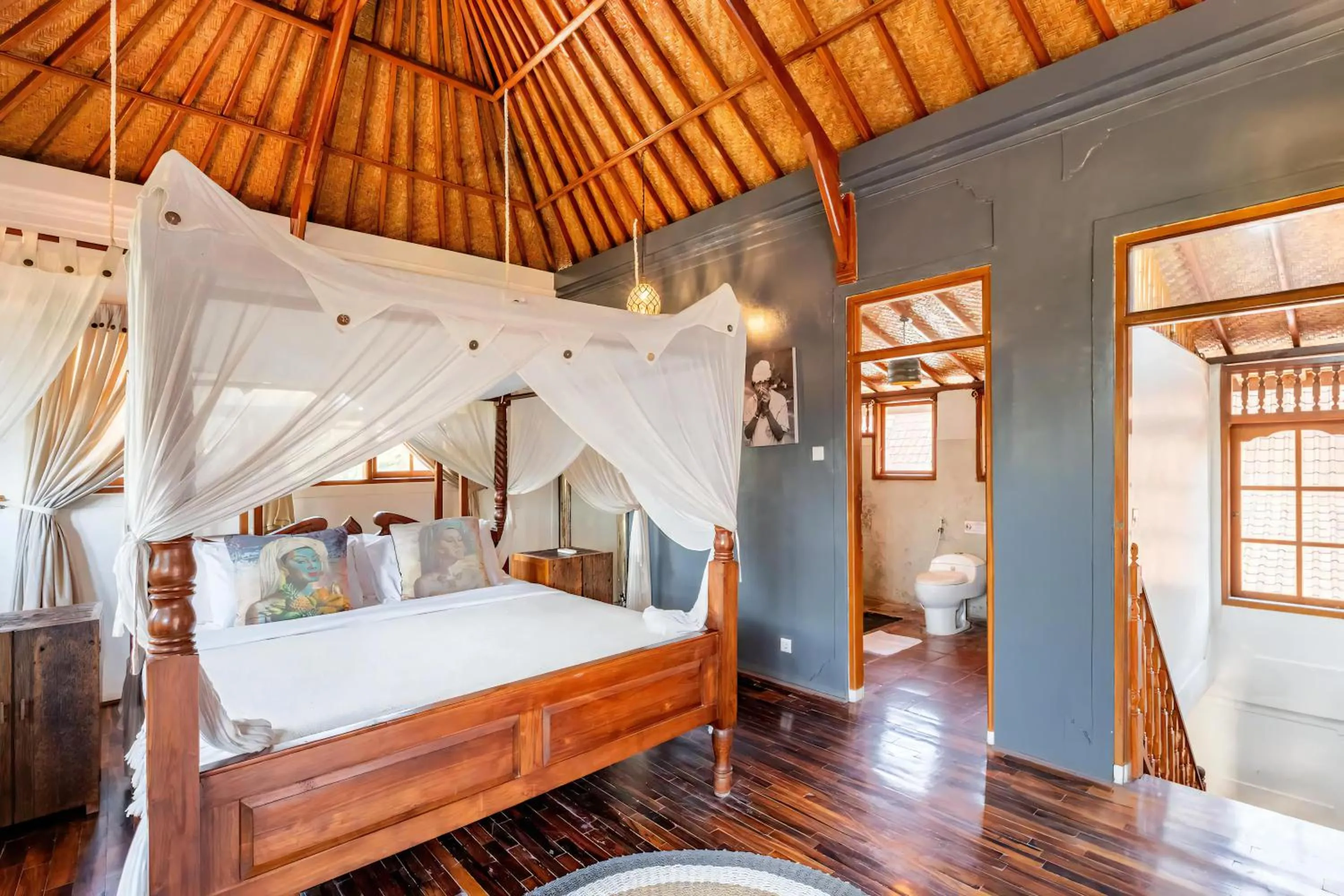 Bed in Ocean Luxury Villas - Private Pool Seminayk