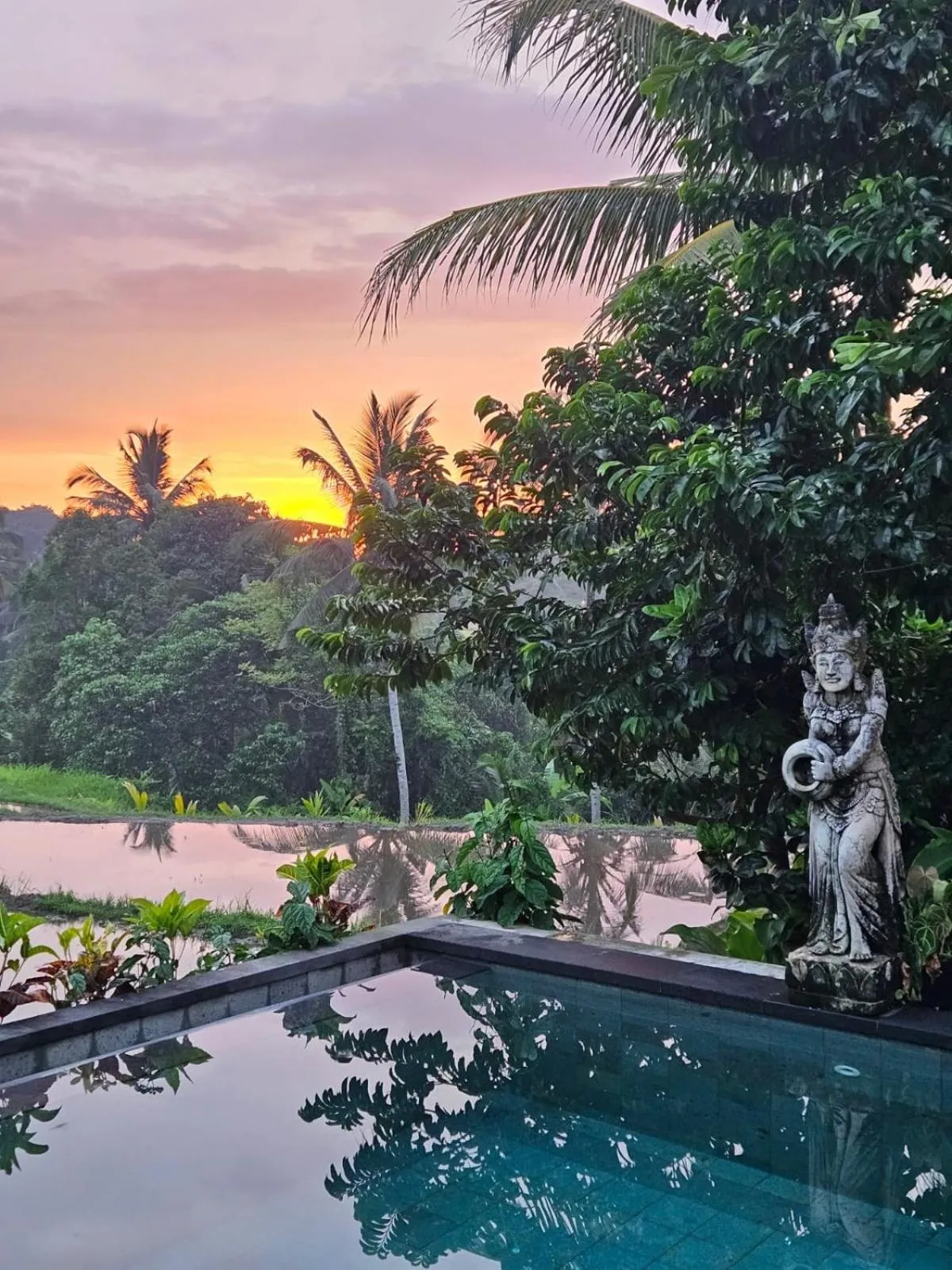 Swimming pool in Dukuh Village Villas & Art