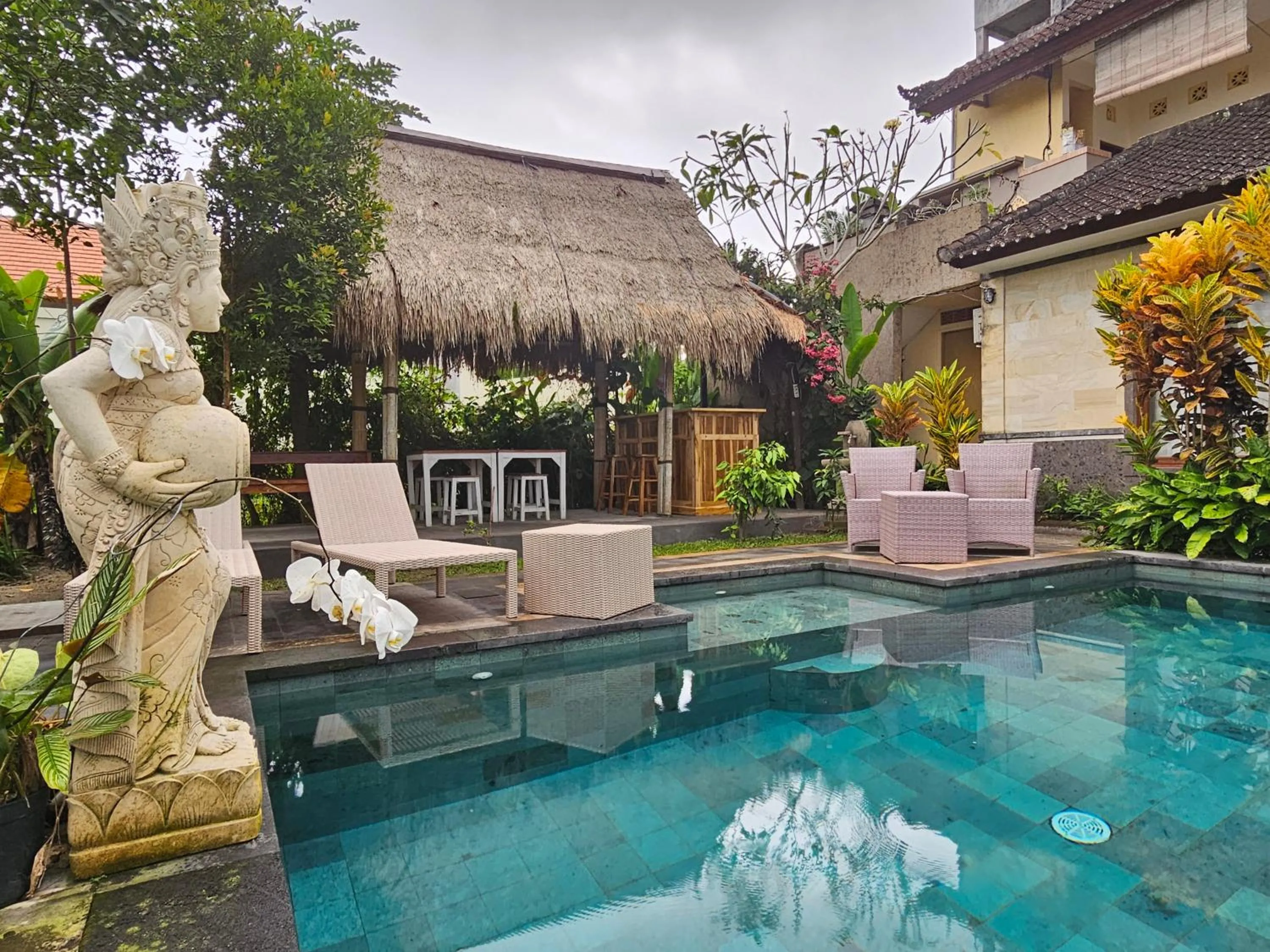 Garden view in Dukuh Village Villas & Art