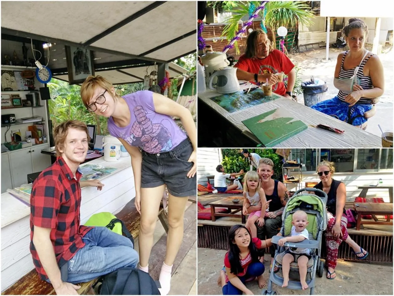 Family in Tuk Tuk Guesthouse