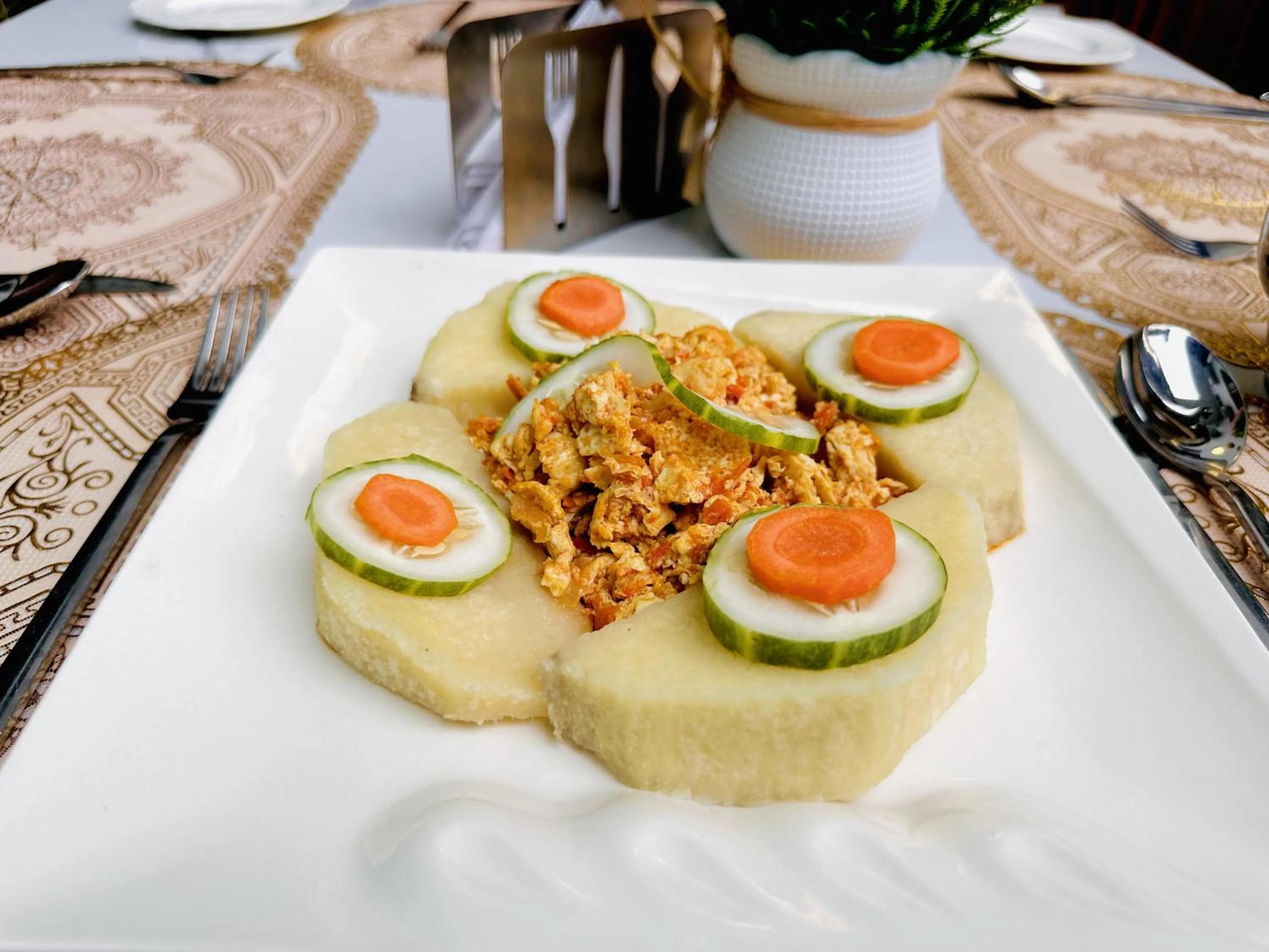 Food in Presken Hotel @Oniru