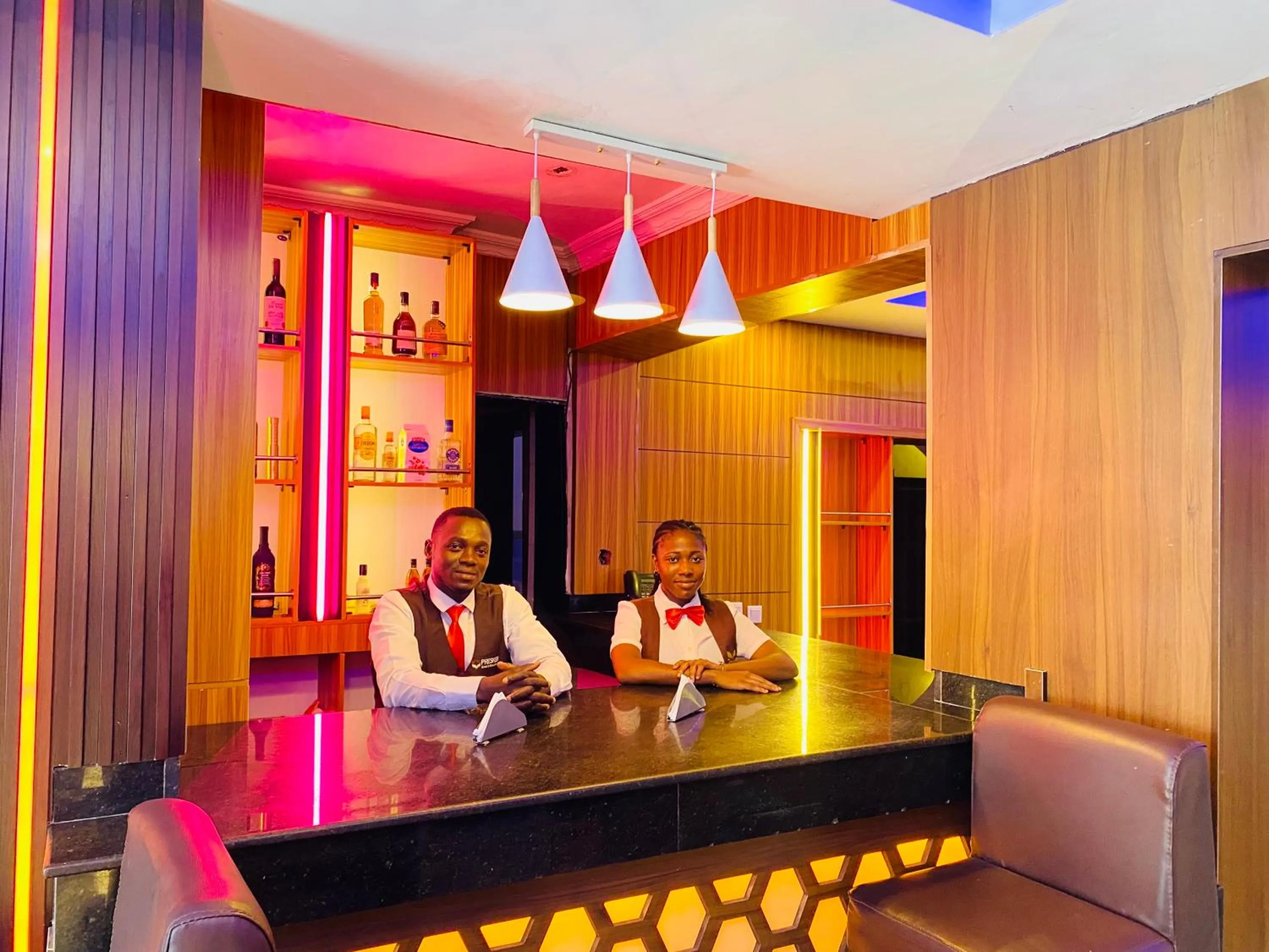 People in Presken Hotel @Oniru