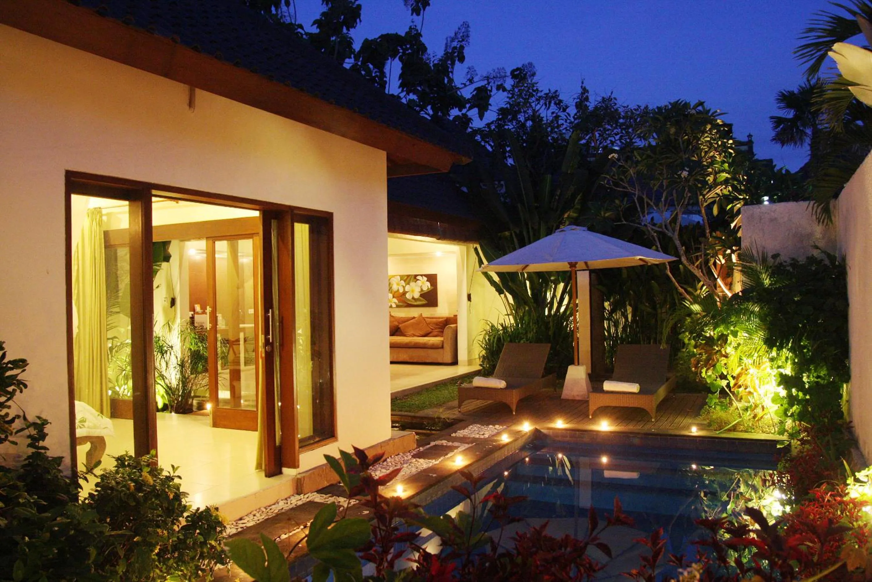 Garden in Villa Bali Zen Kerobokan