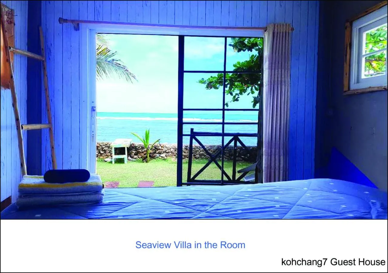 Sea view, Bed in Kohchang 7 seaview bungalow