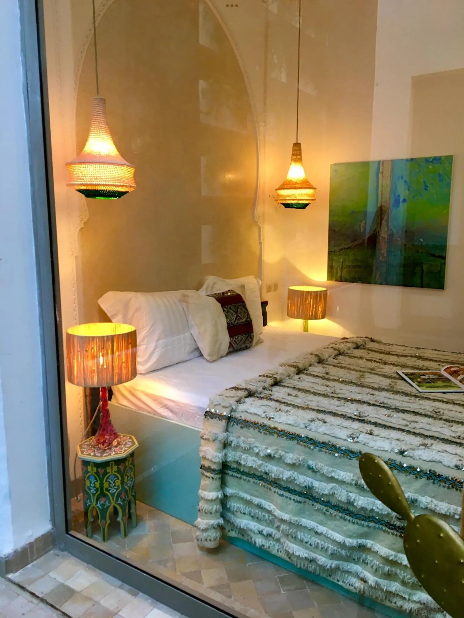 Property building, Bed in Riad Lumière