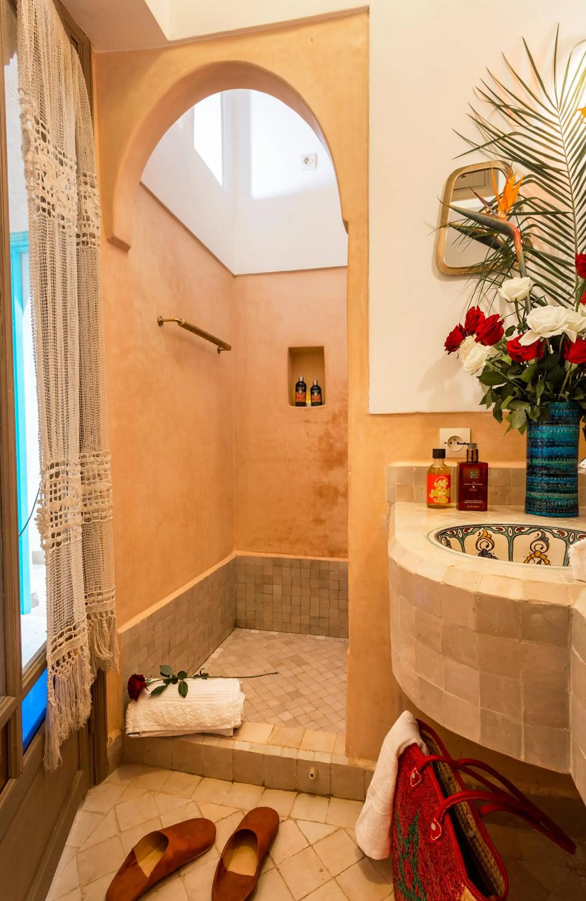 Bathroom in Riad Lumière