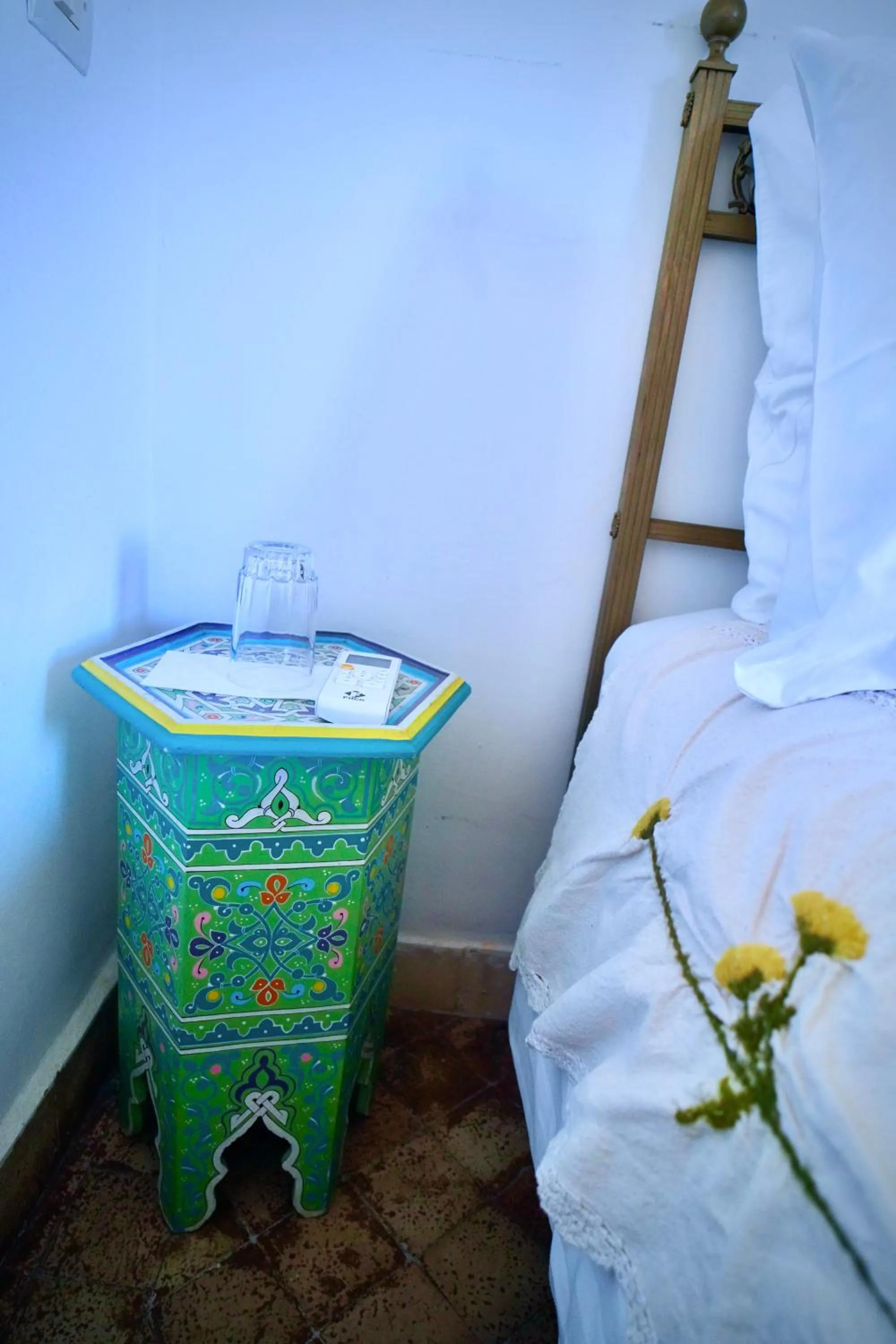 Bedroom, Bed in Riad Lumière