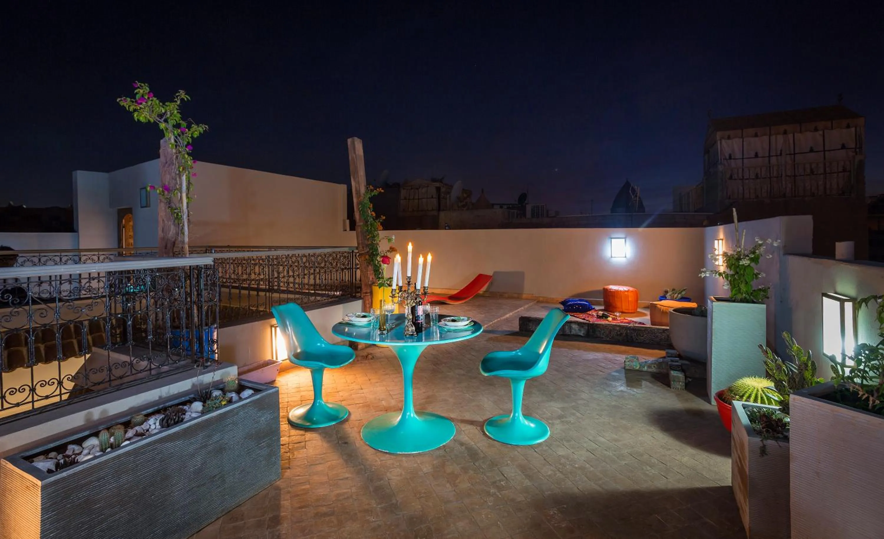 Bedroom in Riad Lumière