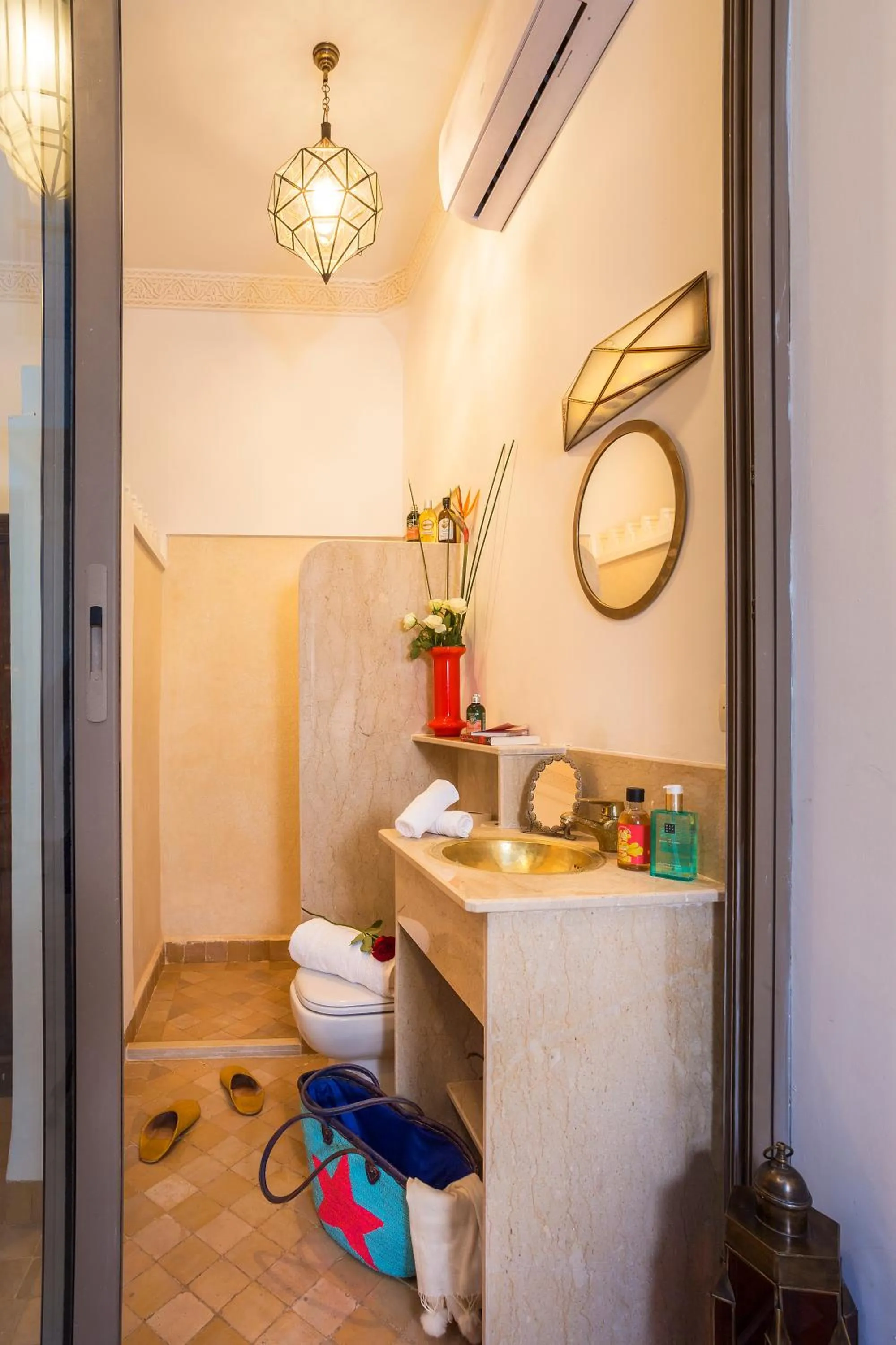 Bathroom in Riad Lumière