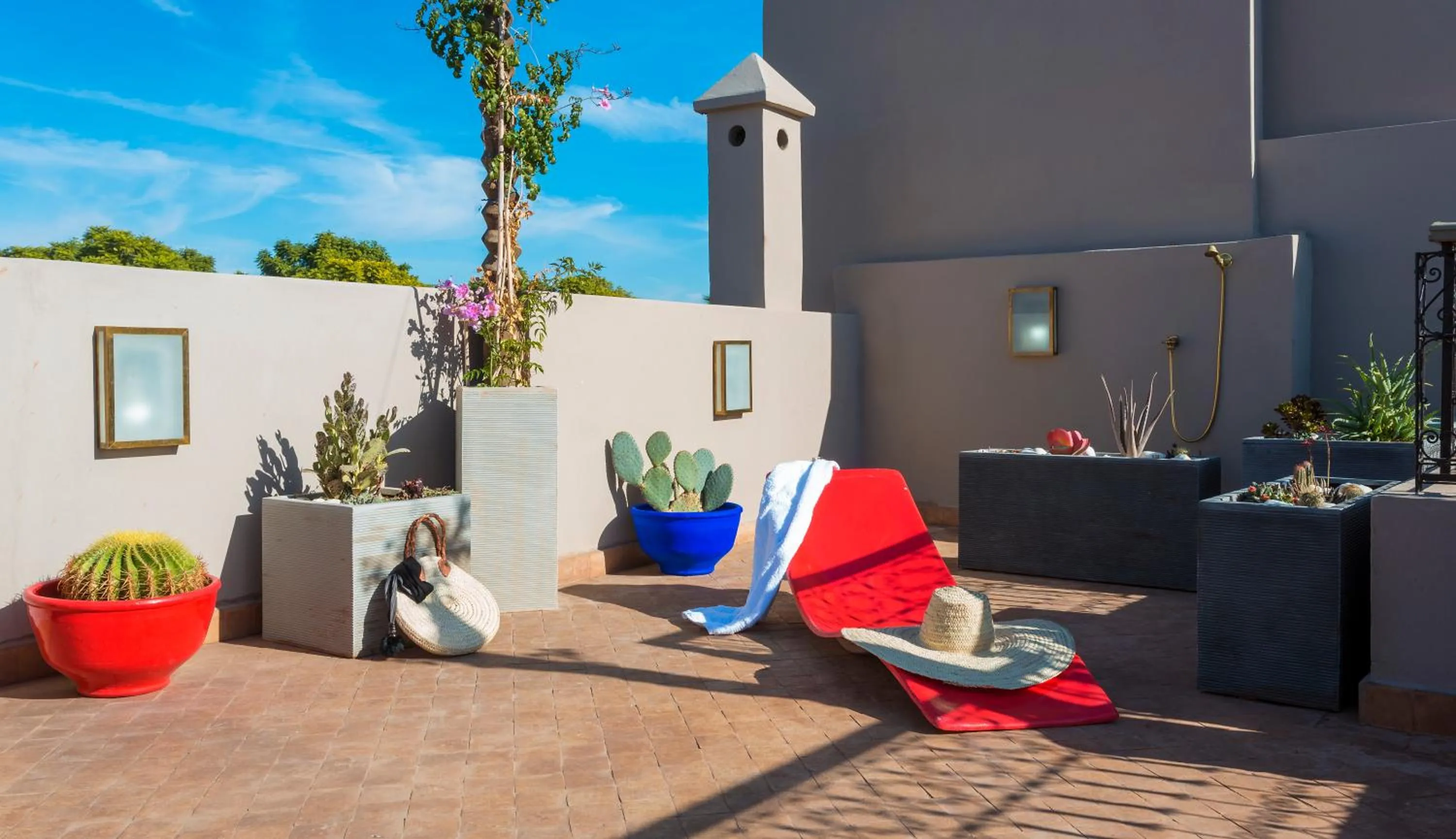 Patio in Riad Lumière