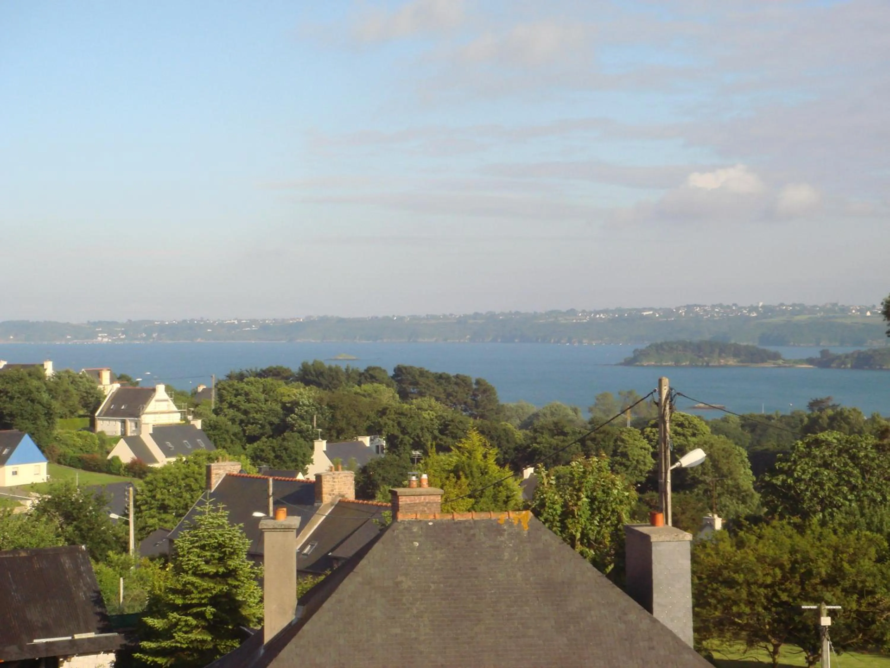 Sea view in Hôtel Les Agapanthes-Logis Hôtel