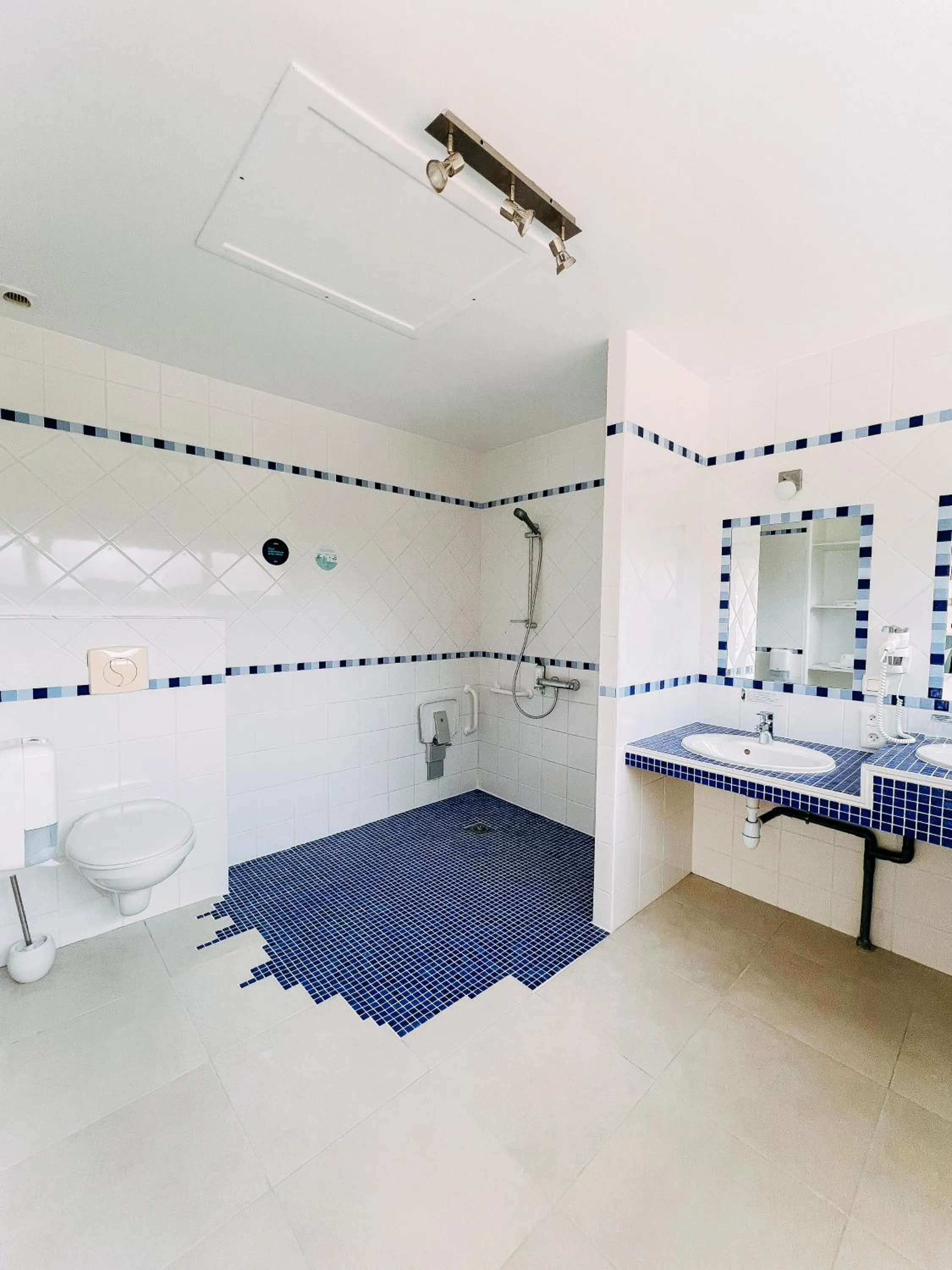 Facility for disabled guests in Hôtel Les Agapanthes-Logis Hôtel