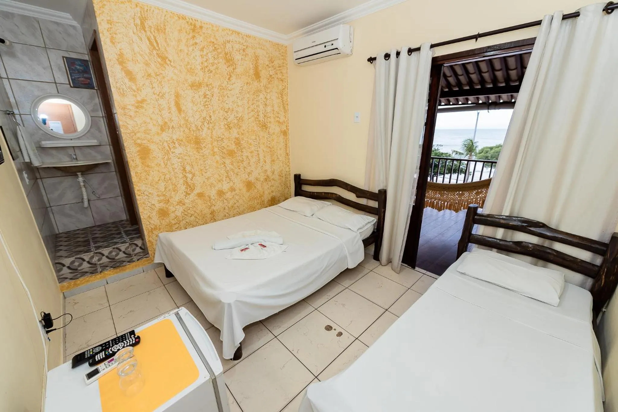 Bed in Pousada Terra do Sol Natal