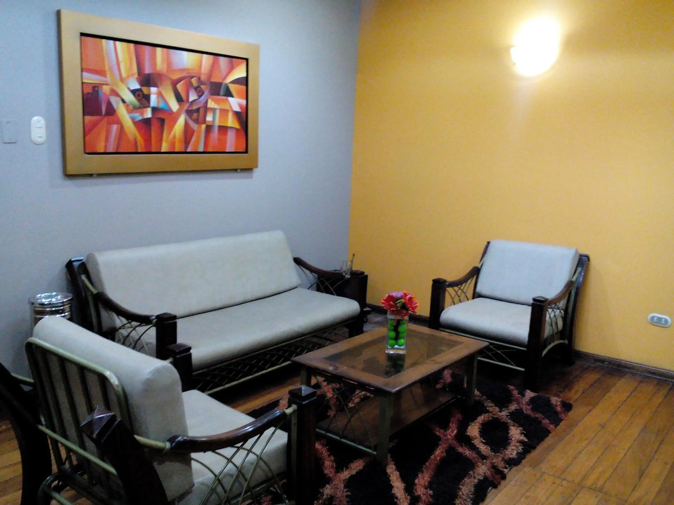 Lobby or reception in Hotel Inka Path