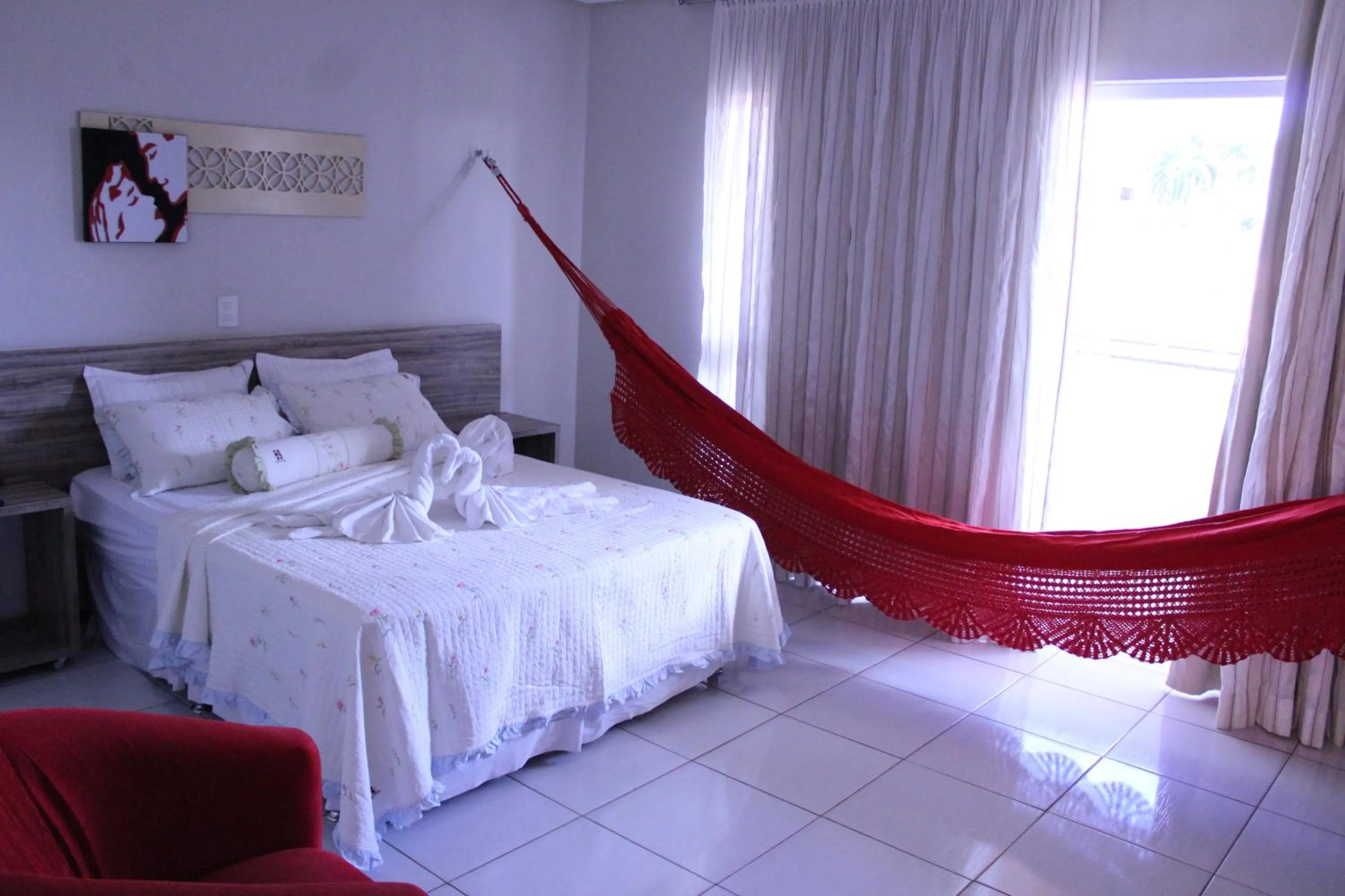 Bed in Santa Rosa Hotel