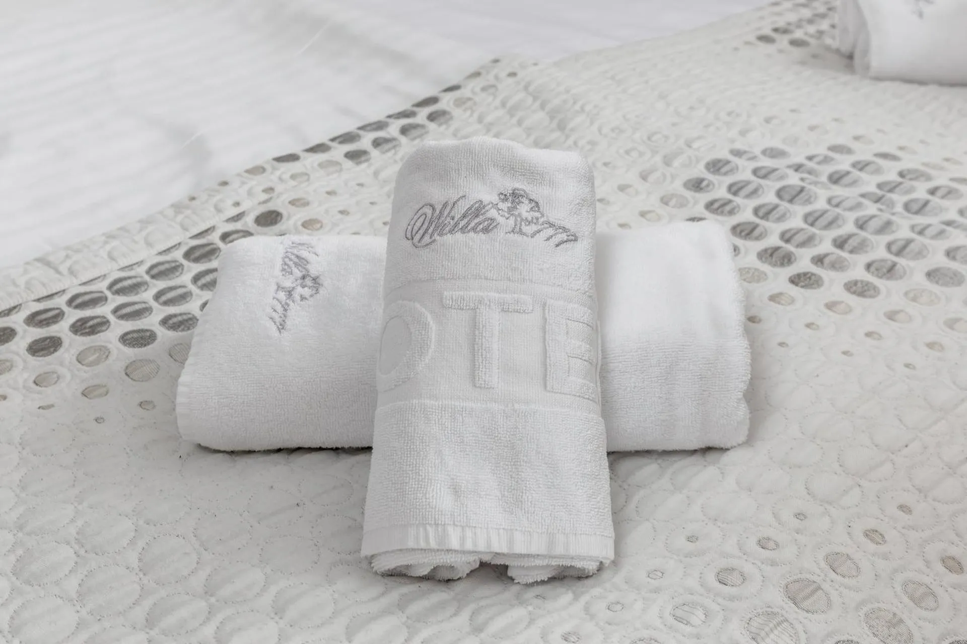 towels, Bed in Willa 777 Krasickiego